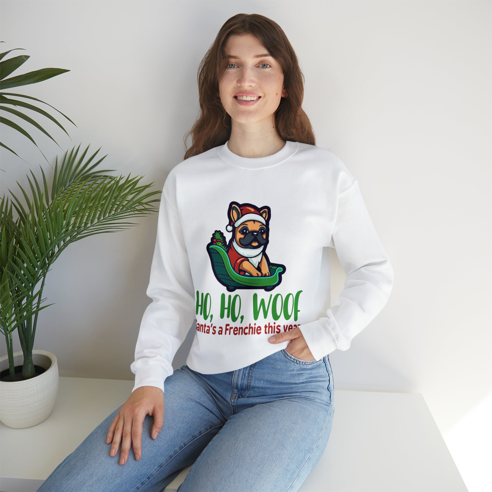 Holly French Bulldog Pet Parent Pullover for Everyday Wear-fadou