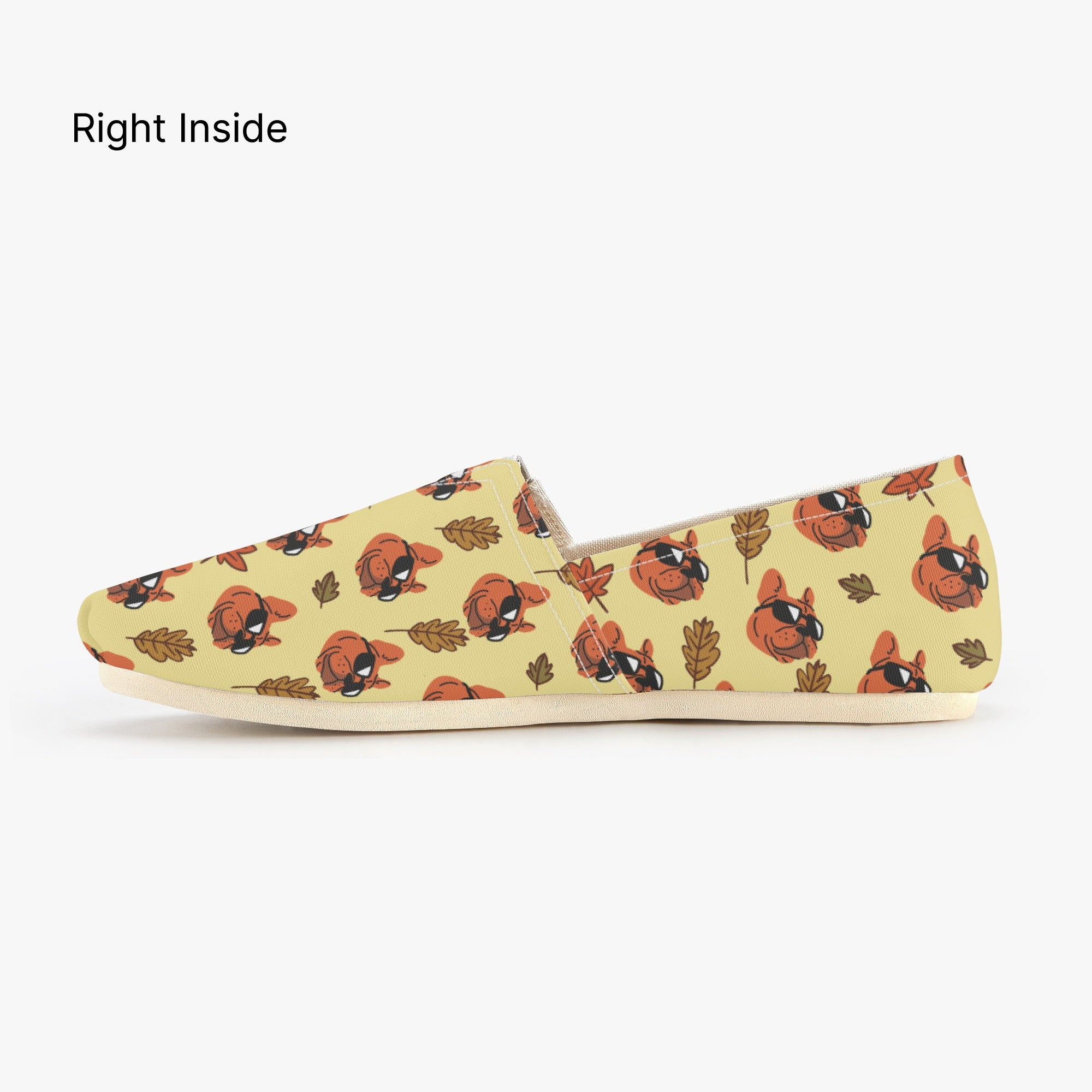 French Bulldog Denim Casual Footwear for Dog Moms & Dads-fadou