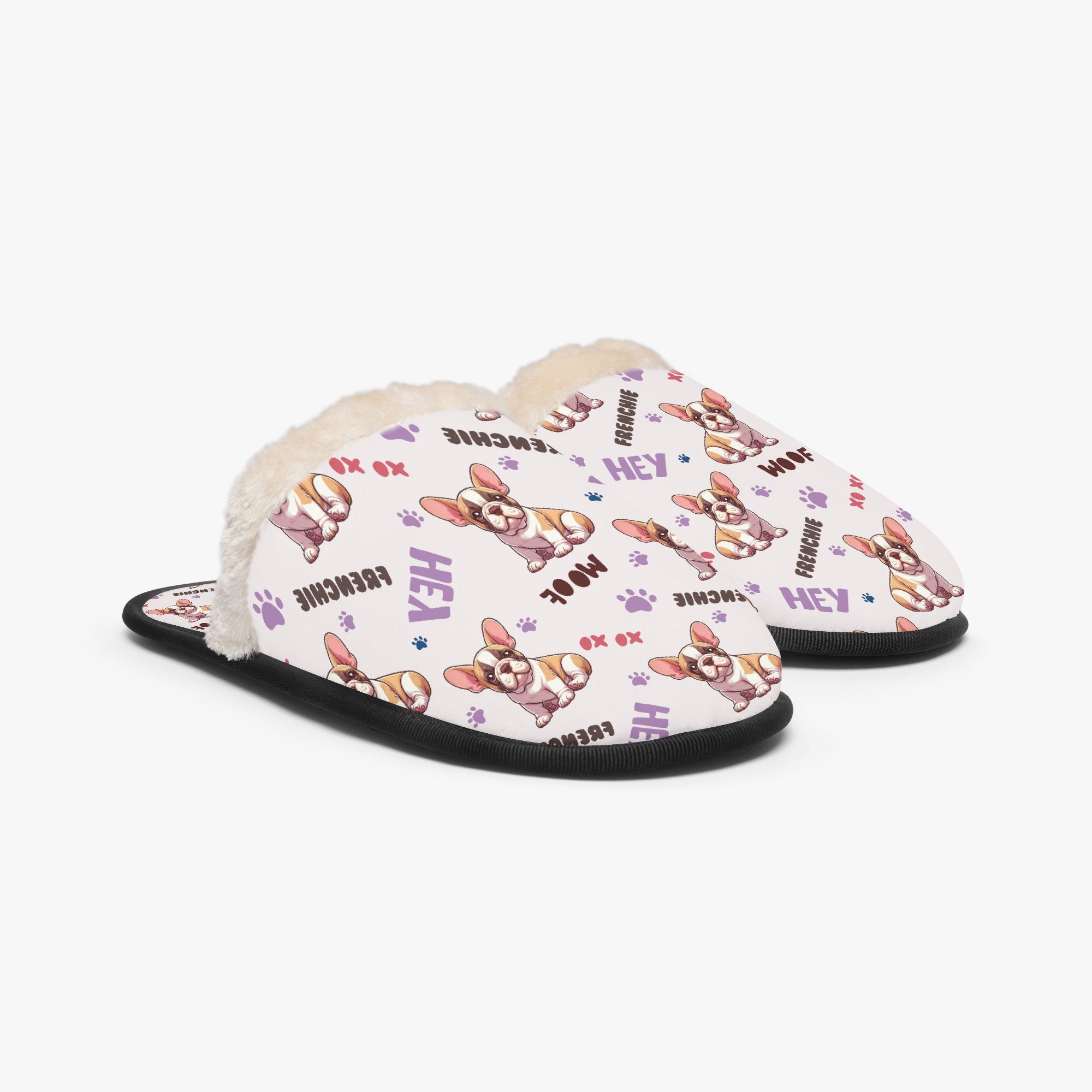 Frenchie Cozy Soft House Shoes for Frenchie Enthusiasts-fadou