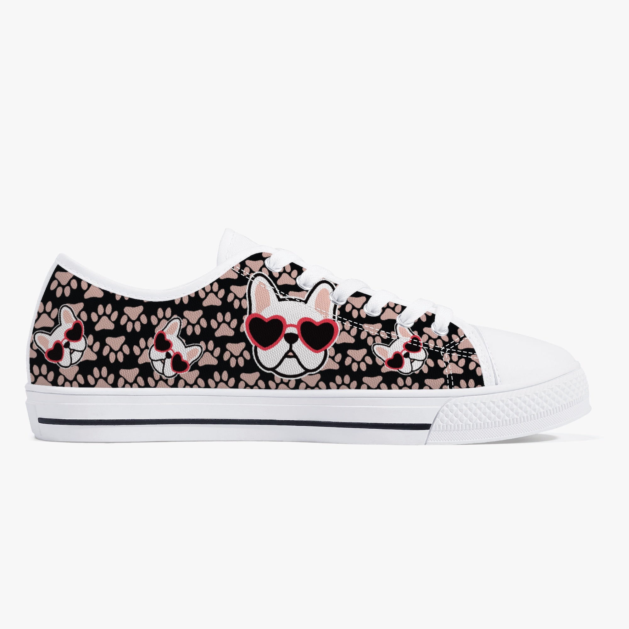 French Bulldog Classic Classic Sneakers for Dog Park Days-fadou