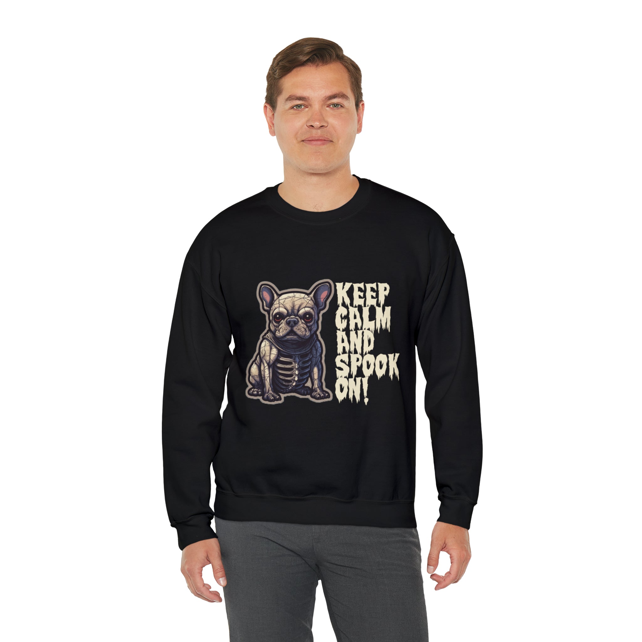 French Bulldog Halloween Pet Parent Pullover for Frenchie Fans-fadou