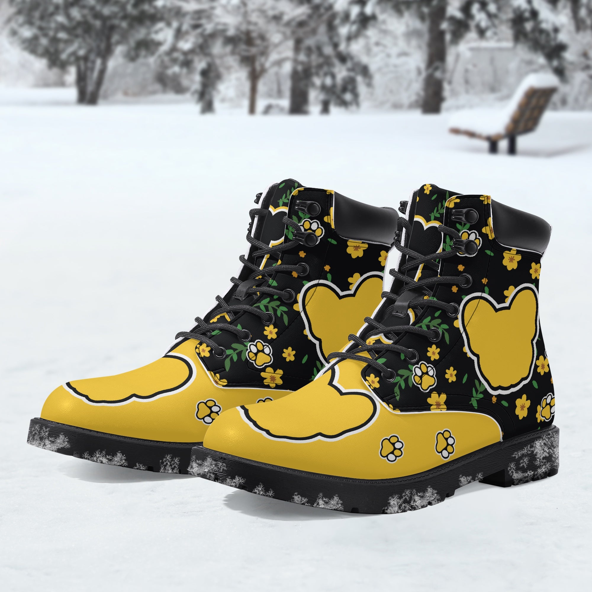 Frenchie Leather Leather Boots for Frenchie Enthusiasts-fadou