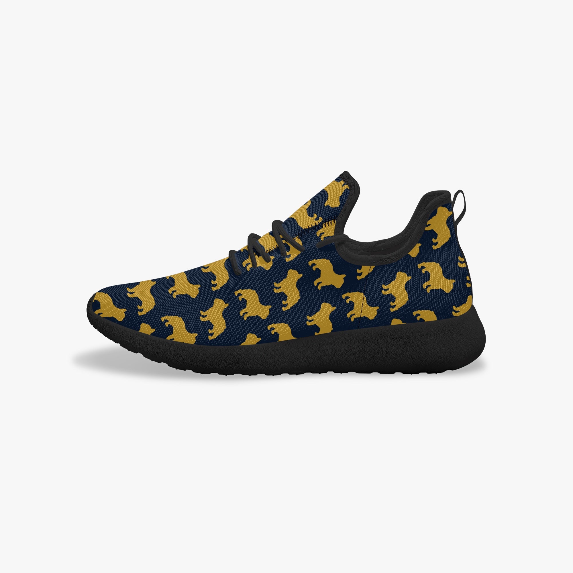 French Bulldog Classic Canvas Sneakers for Frenchie Enthusiasts-fadou