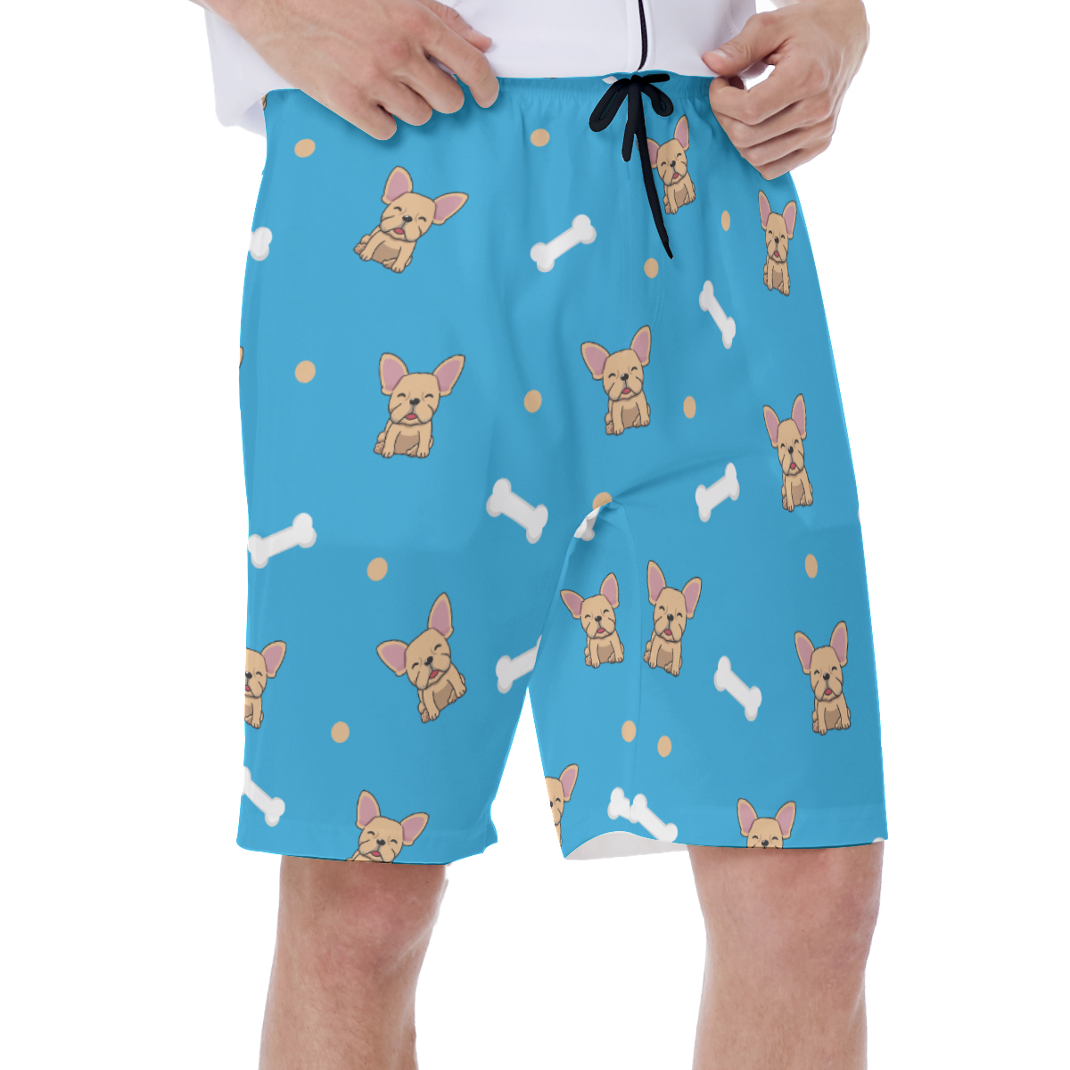 BRUCE French Bulldog Casual Shorts for Frenchie Enthusiasts-fadou