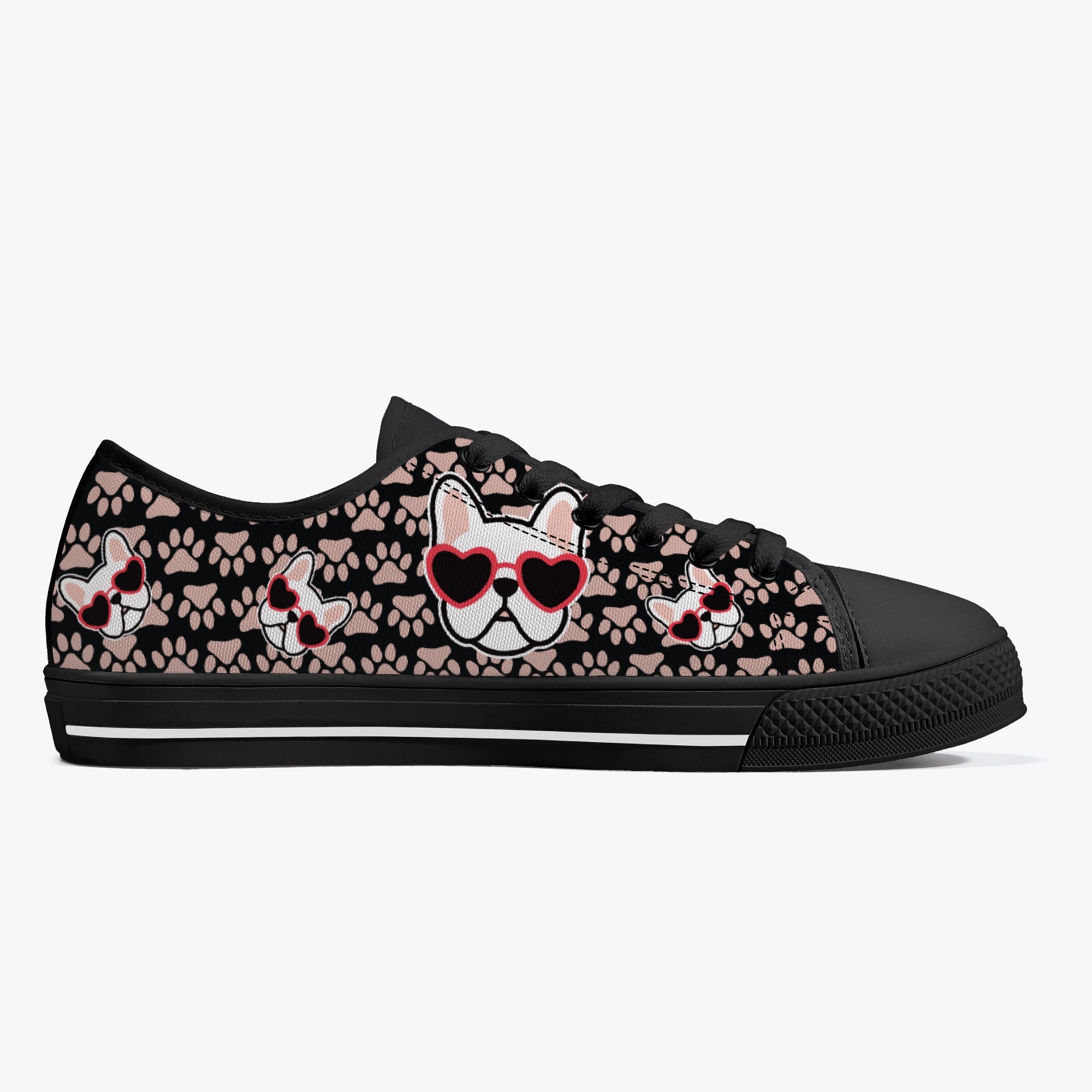 French Bulldog Classic Classic Sneakers for Dog Park Days-fadou