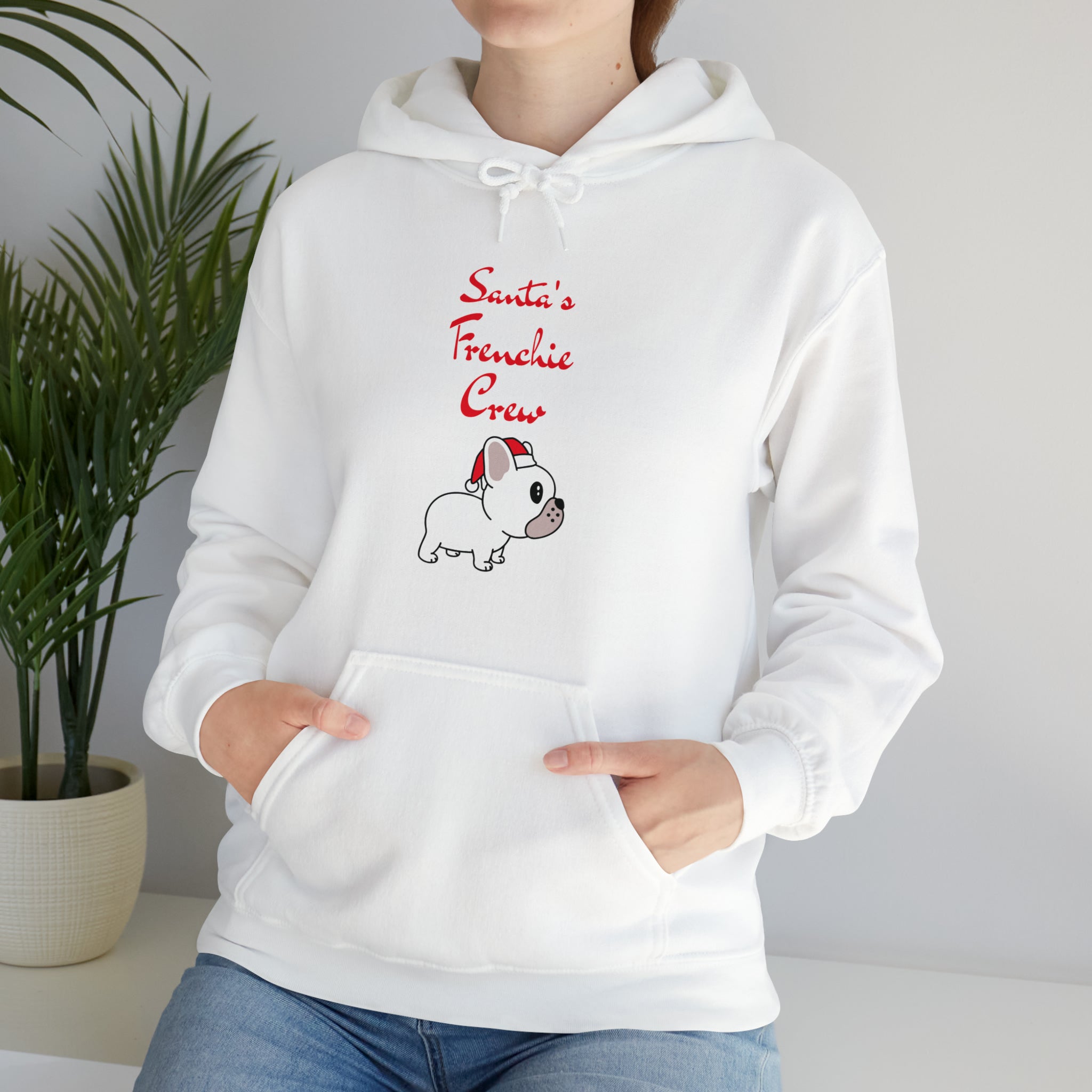 Frenchie Crew Unisex Hoodie for Travel Comfort and Safety-fadou