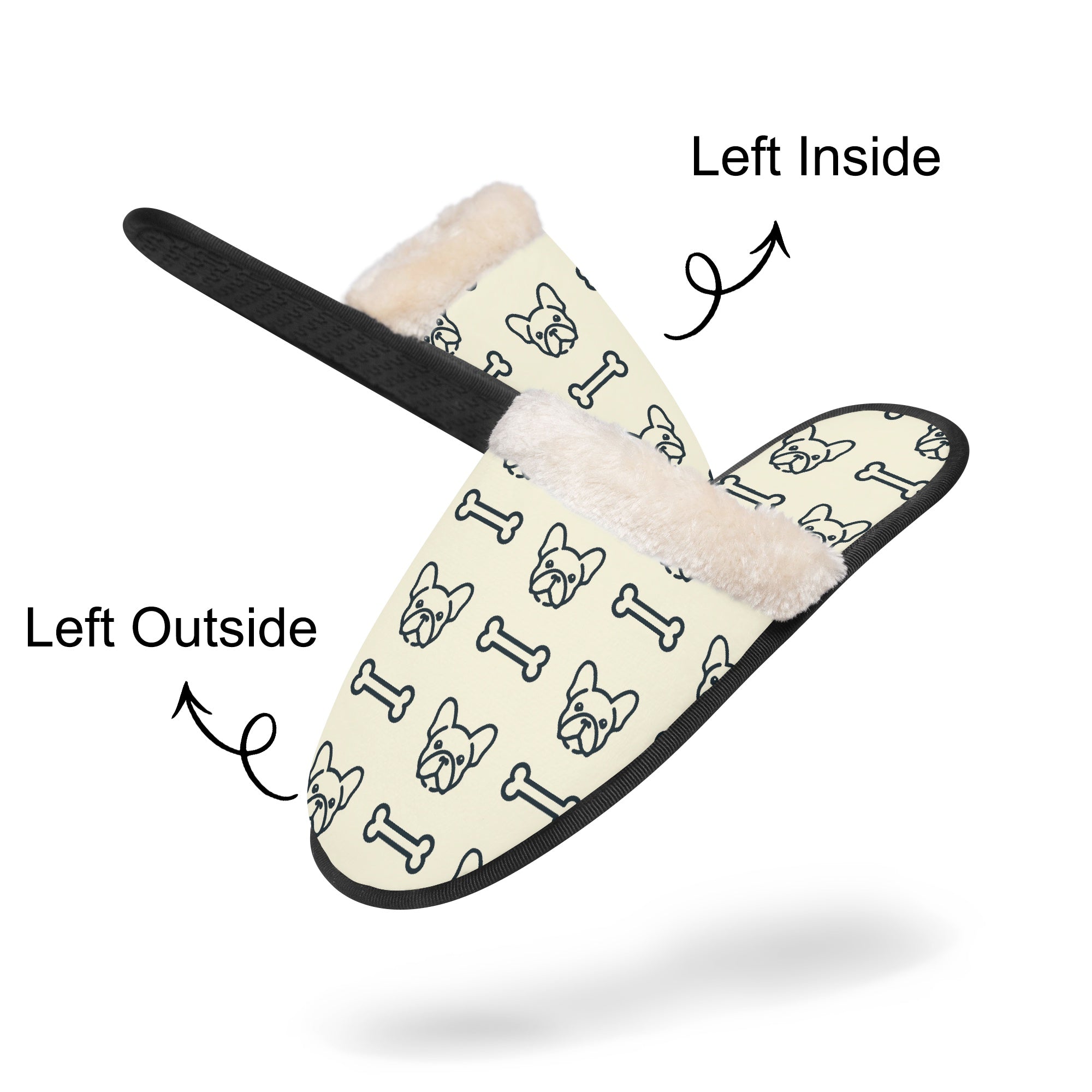 Kingston Cozy Soft House Shoes for Frenchie Enthusiasts-fadou