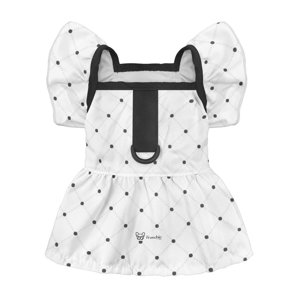 Biscuit French Bulldog Summer Dress for Outdoor Adventures-fadou