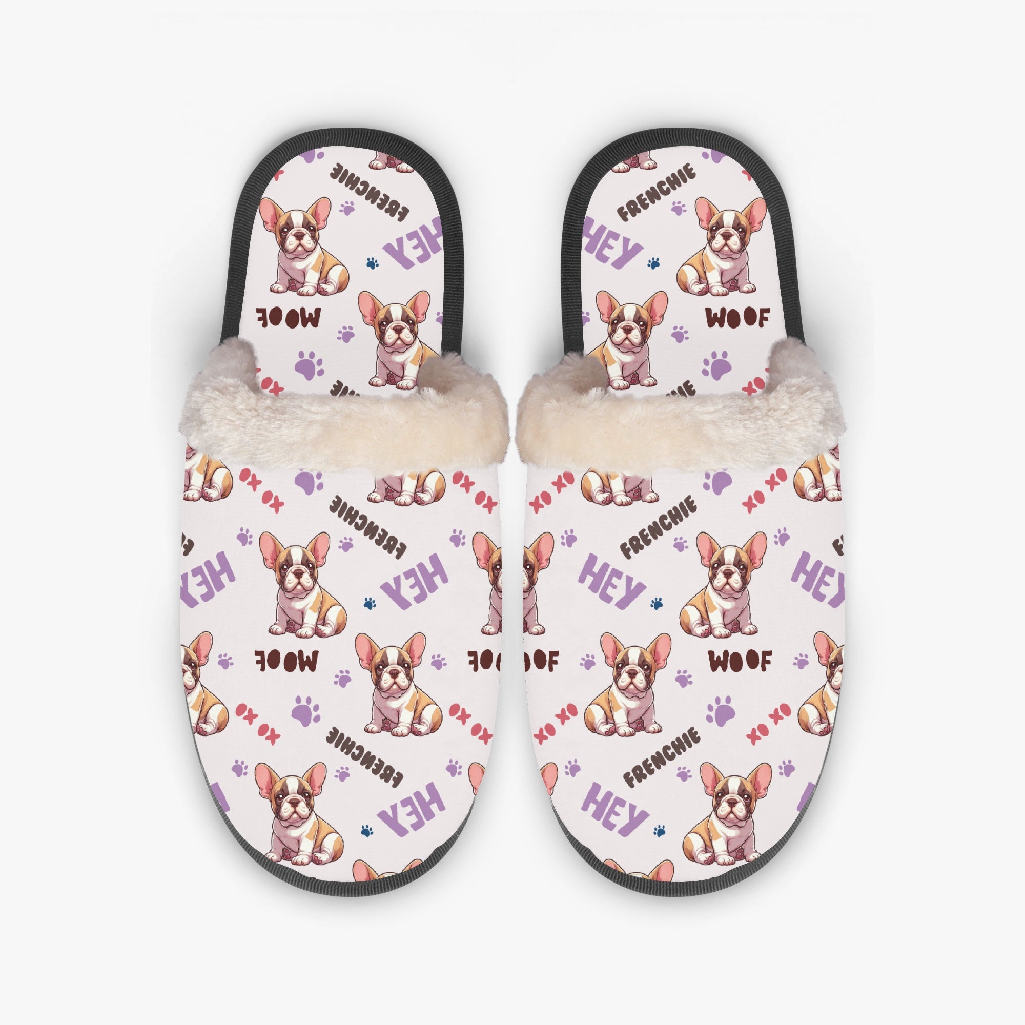 Frenchie Cozy Soft House Shoes for Frenchie Enthusiasts-fadou