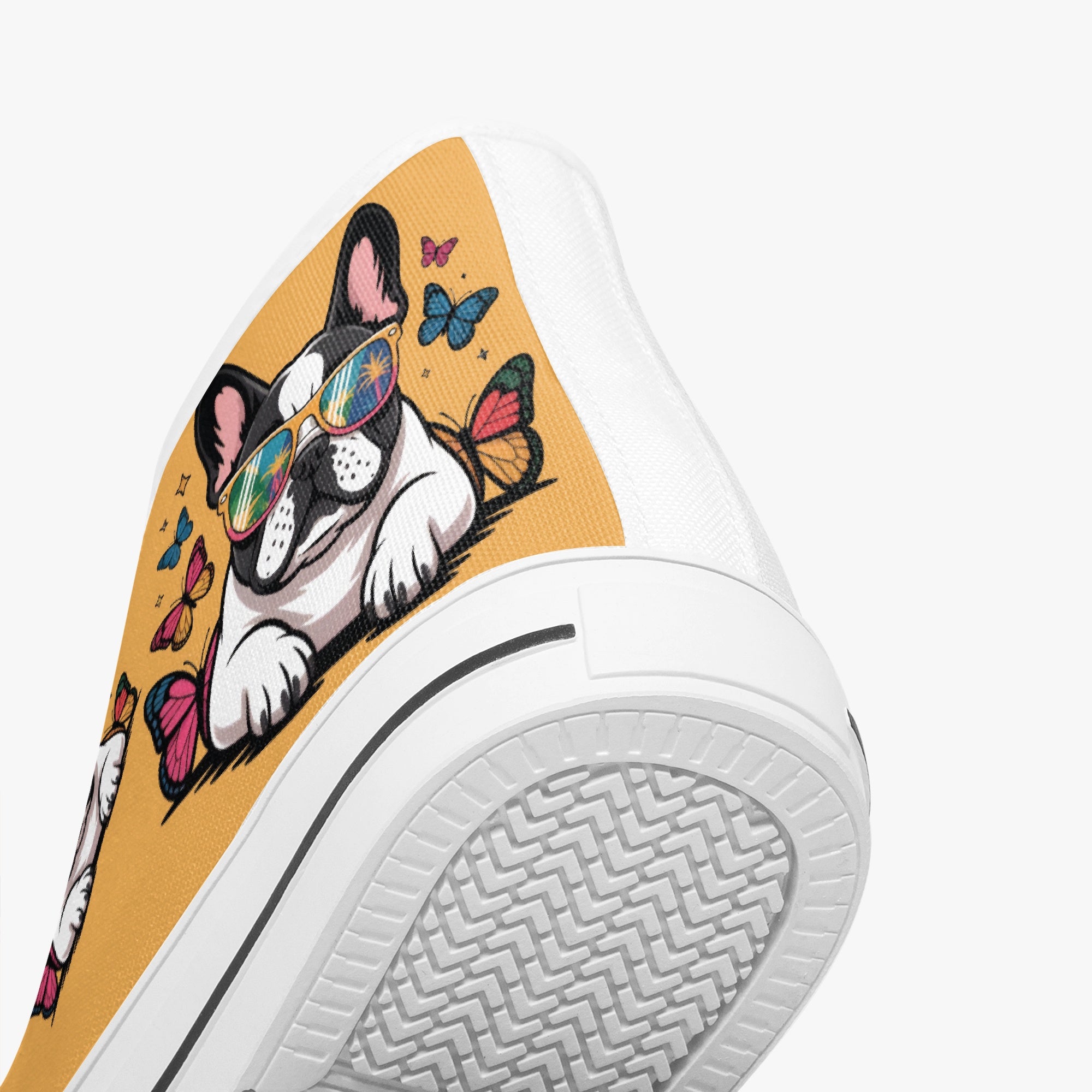 Georgette Classic Casual Footwear for Frenchie Enthusiasts-fadou