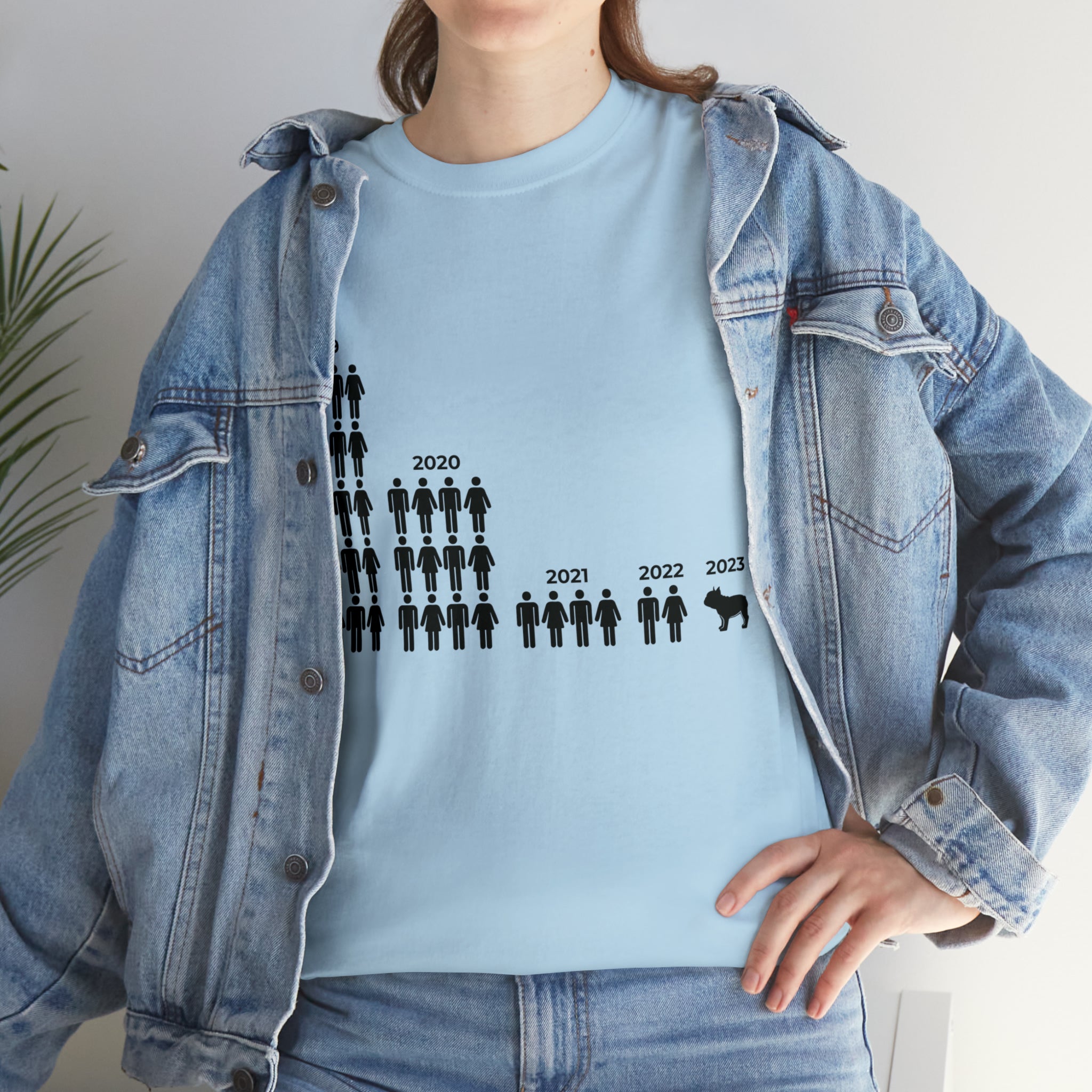 Friendship Cotton Cotton T-Shirt for Frenchie Enthusiasts-fadou