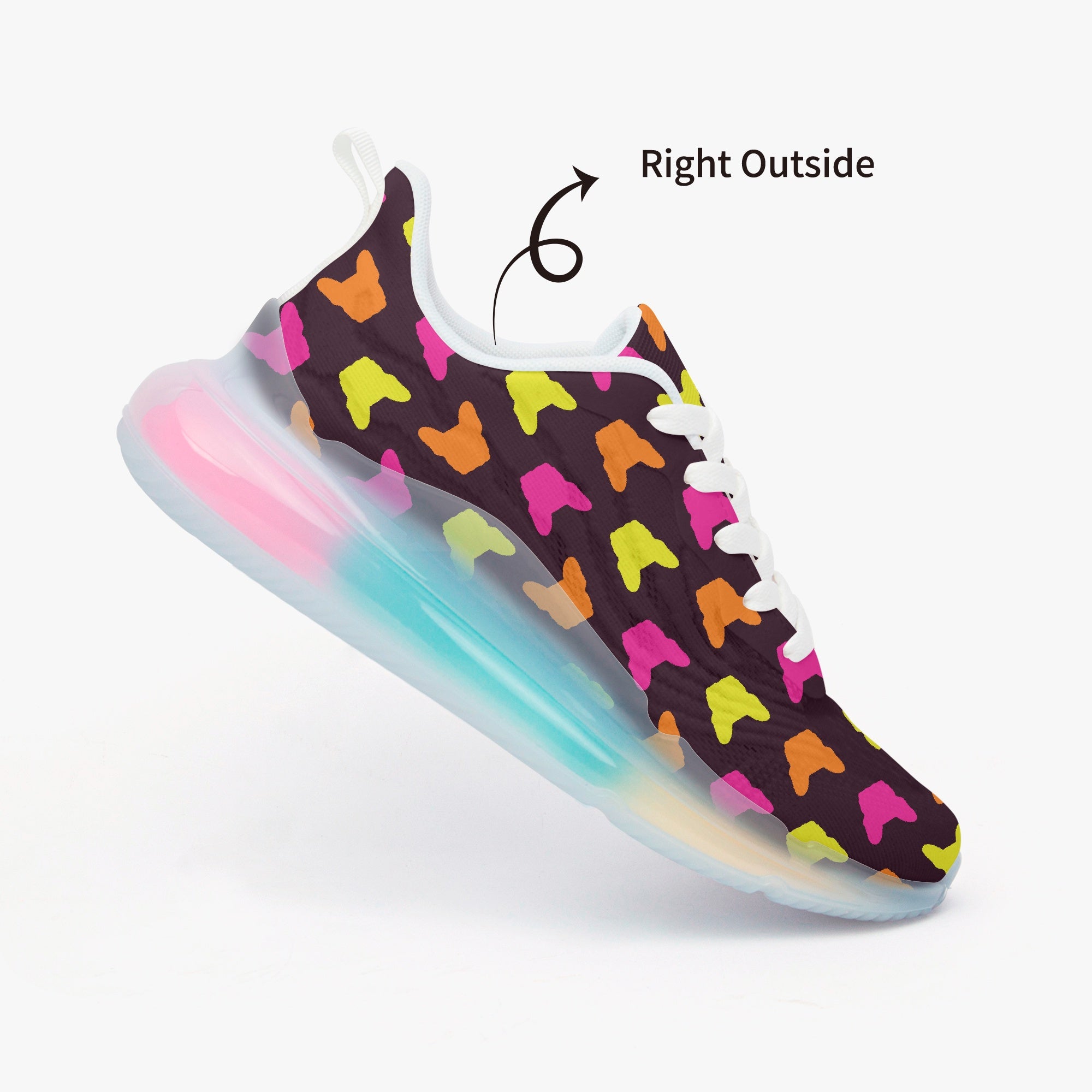 French Bulldog Lightweight High-Top Shoes for Dog Park Days-fadou
