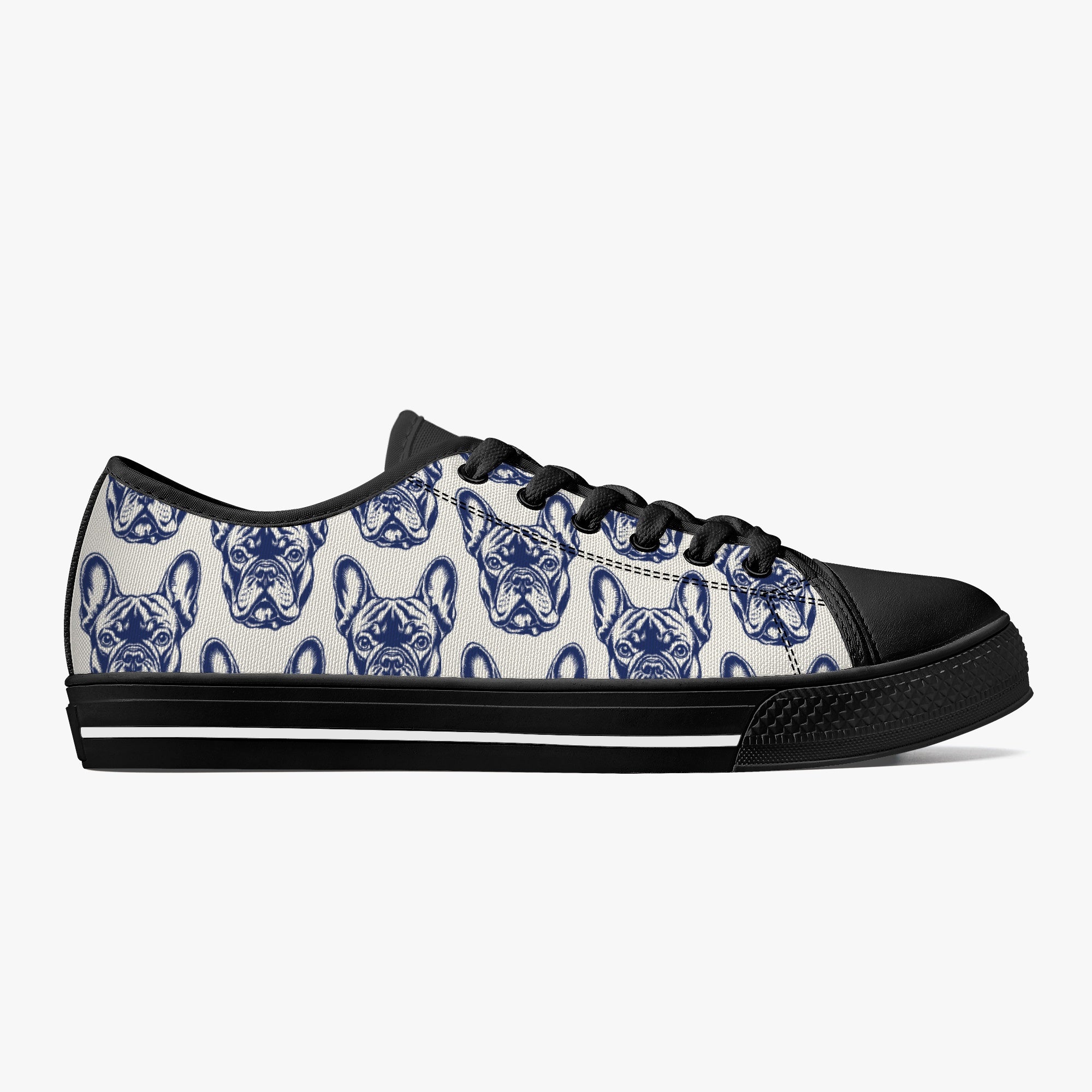 French Bulldog Classic Classic Sneakers for Everyday Wear-fadou