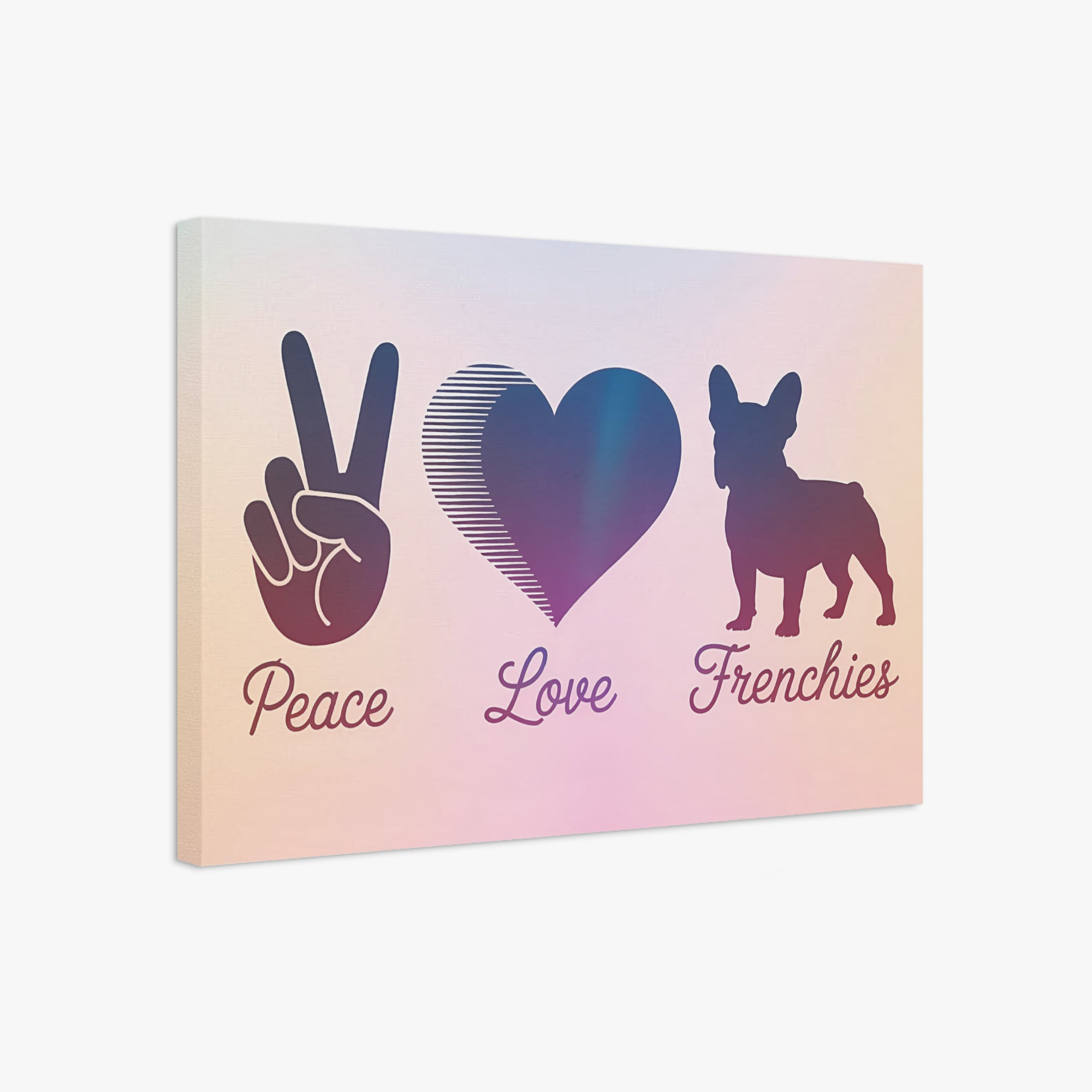 Myrtle Adorable Decorative Canvas for Frenchie Enthusiasts-fadou