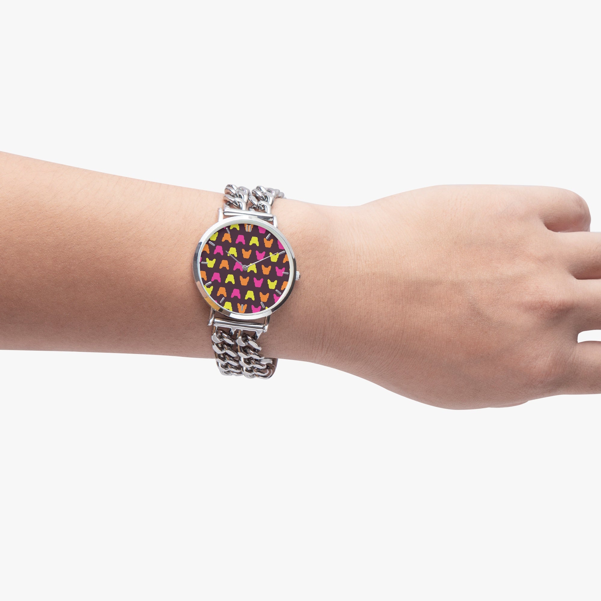 Floria French Bulldog Wrist Watch for Frenchie Enthusiasts-fadou