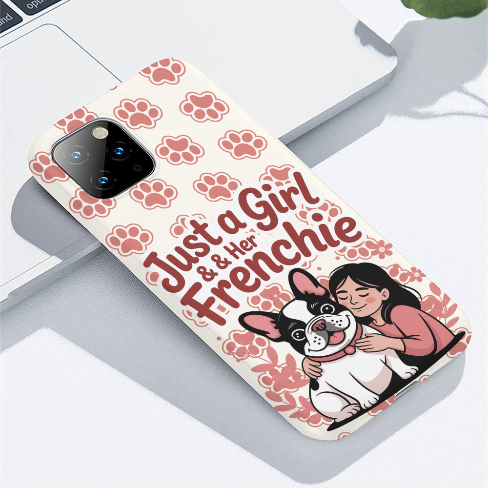 Louie French Bulldog Slim Phone Shell for Dog Park Days-fadou