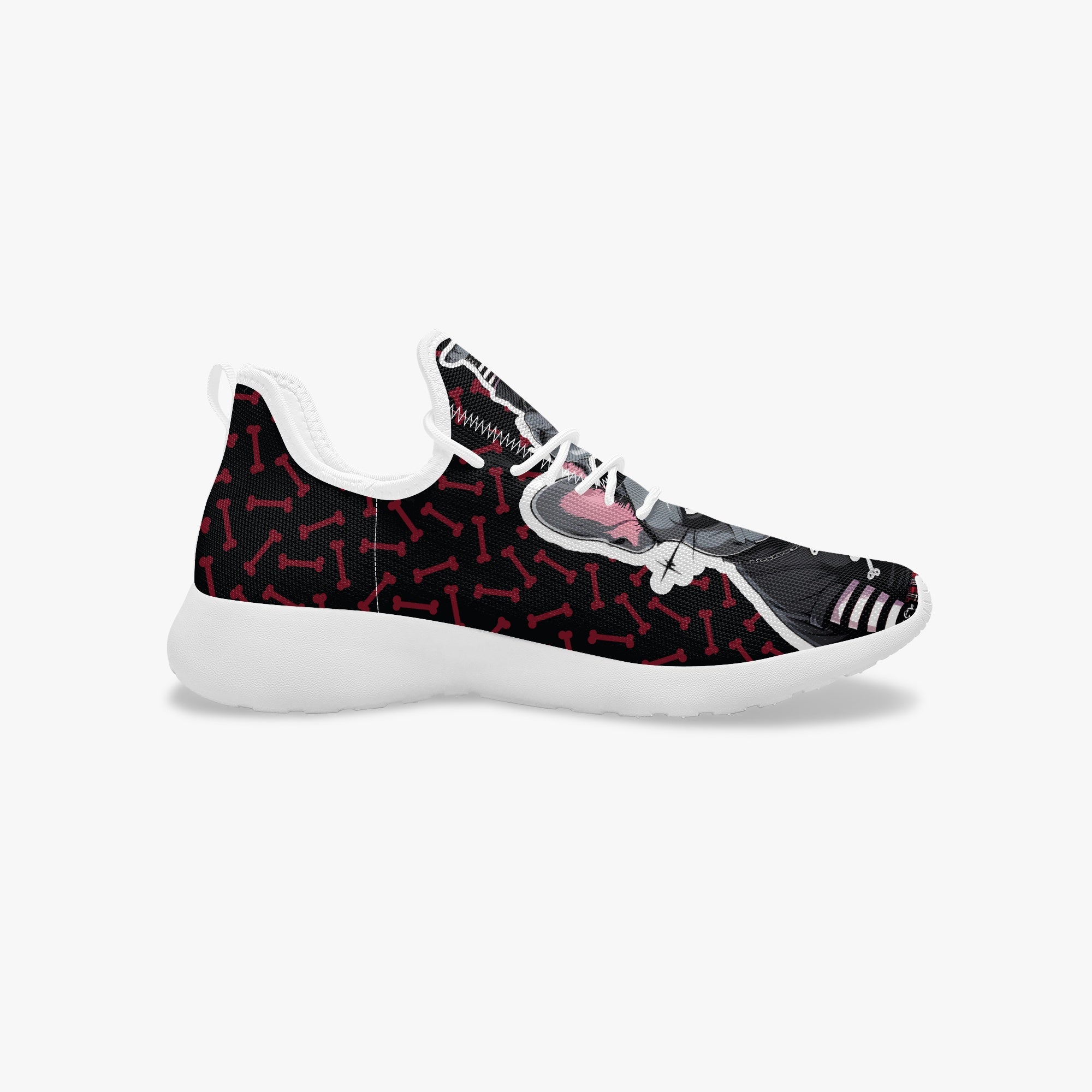 French Bulldog Canvas Sneakers for Frenchie Enthusiasts-fadou