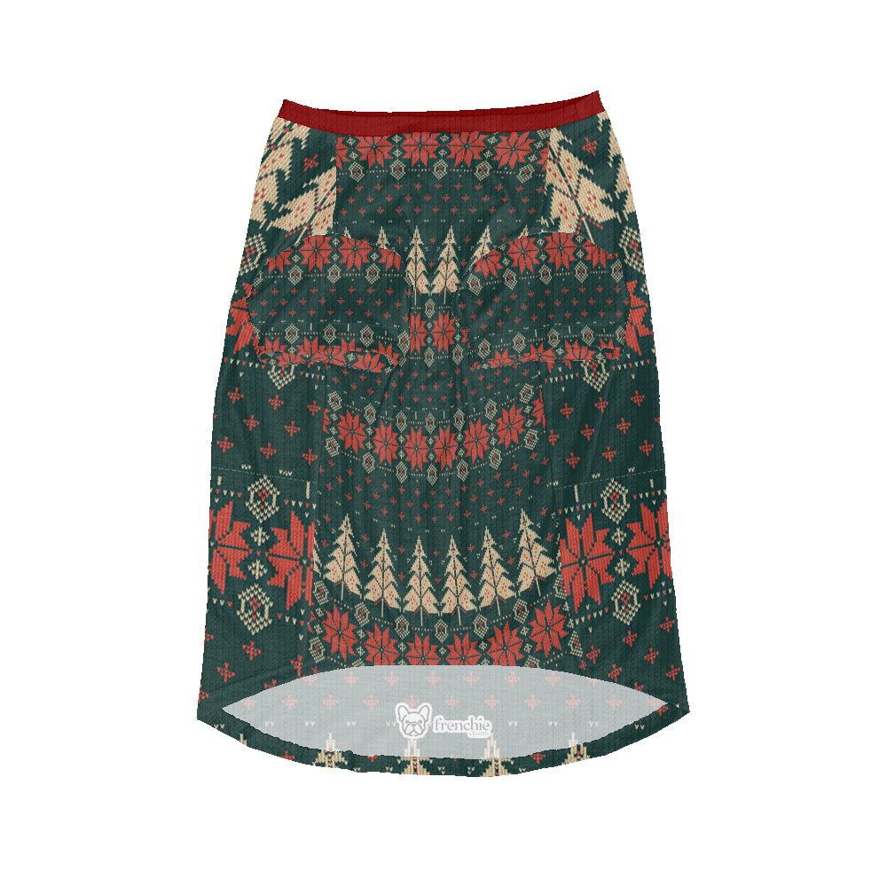 French Bulldog Christmas Pet Sweater for Training Sessions-fadou