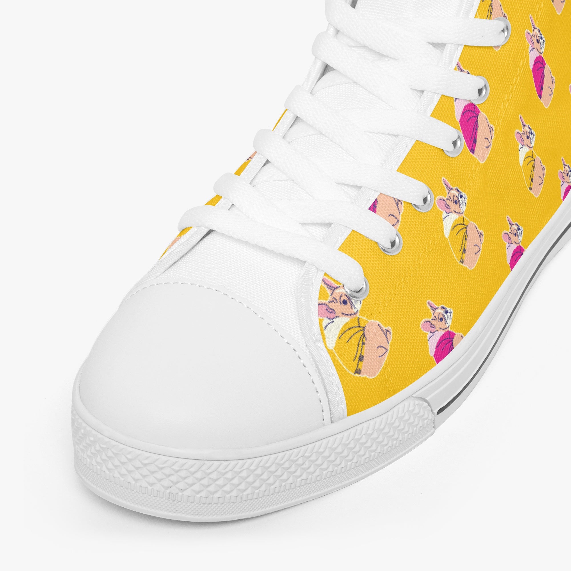 Frenchie High-Top Casual Footwear for Frenchie Enthusiasts-fadou