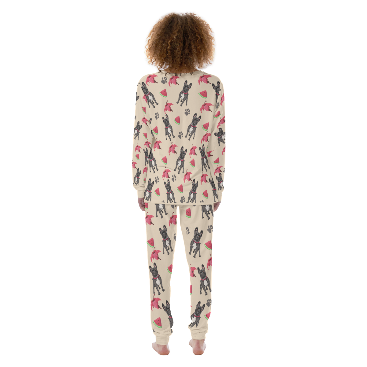 REMI French Bulldog Cozy Pajama Set for Dog Moms & Dads-fadou