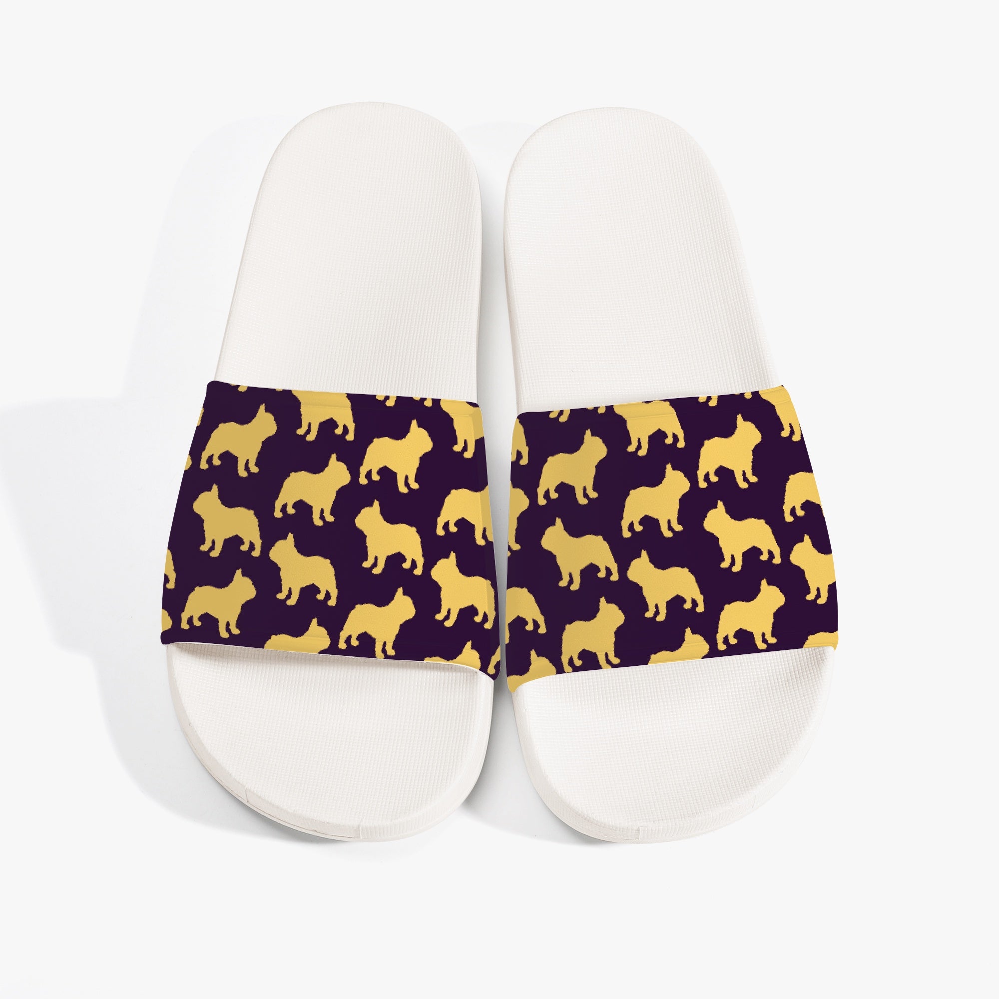Gaston French Bulldog Summer Slides for Frenchie Enthusiasts-fadou