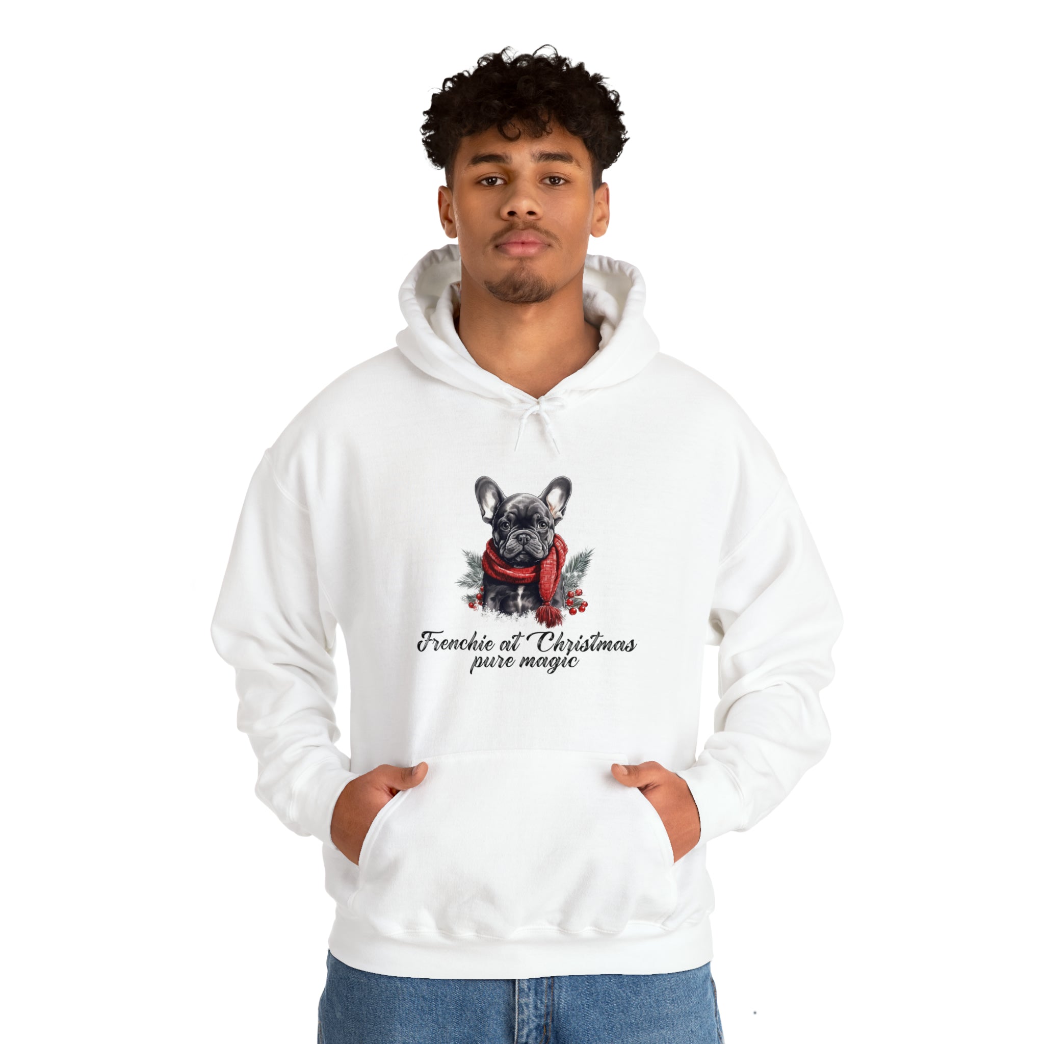Christmas Christmas Cotton Sweatshirt for Frenchie Fans-fadou
