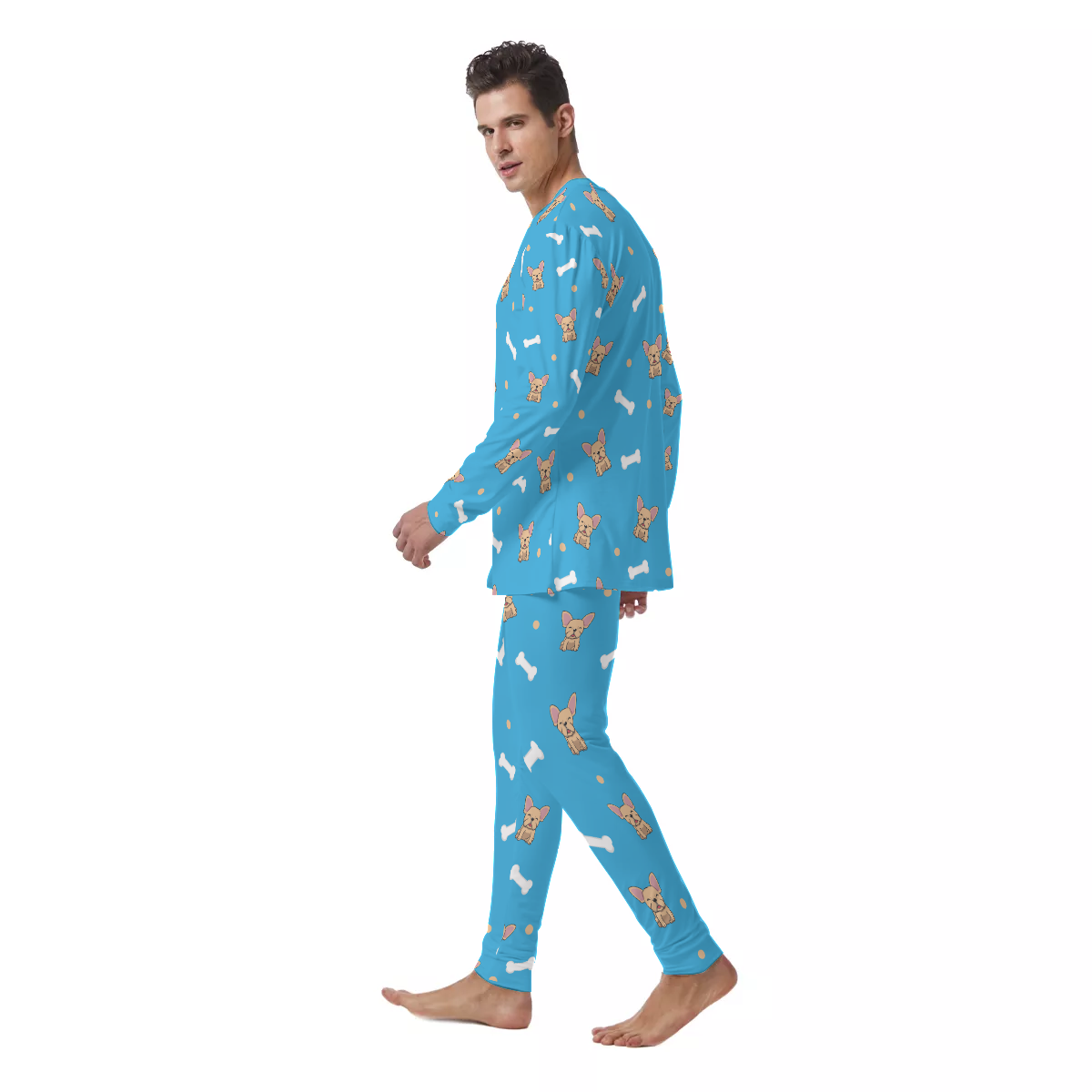 BRUCE French Bulldog Cozy Pajama Set for Dog Moms & Dads-fadou