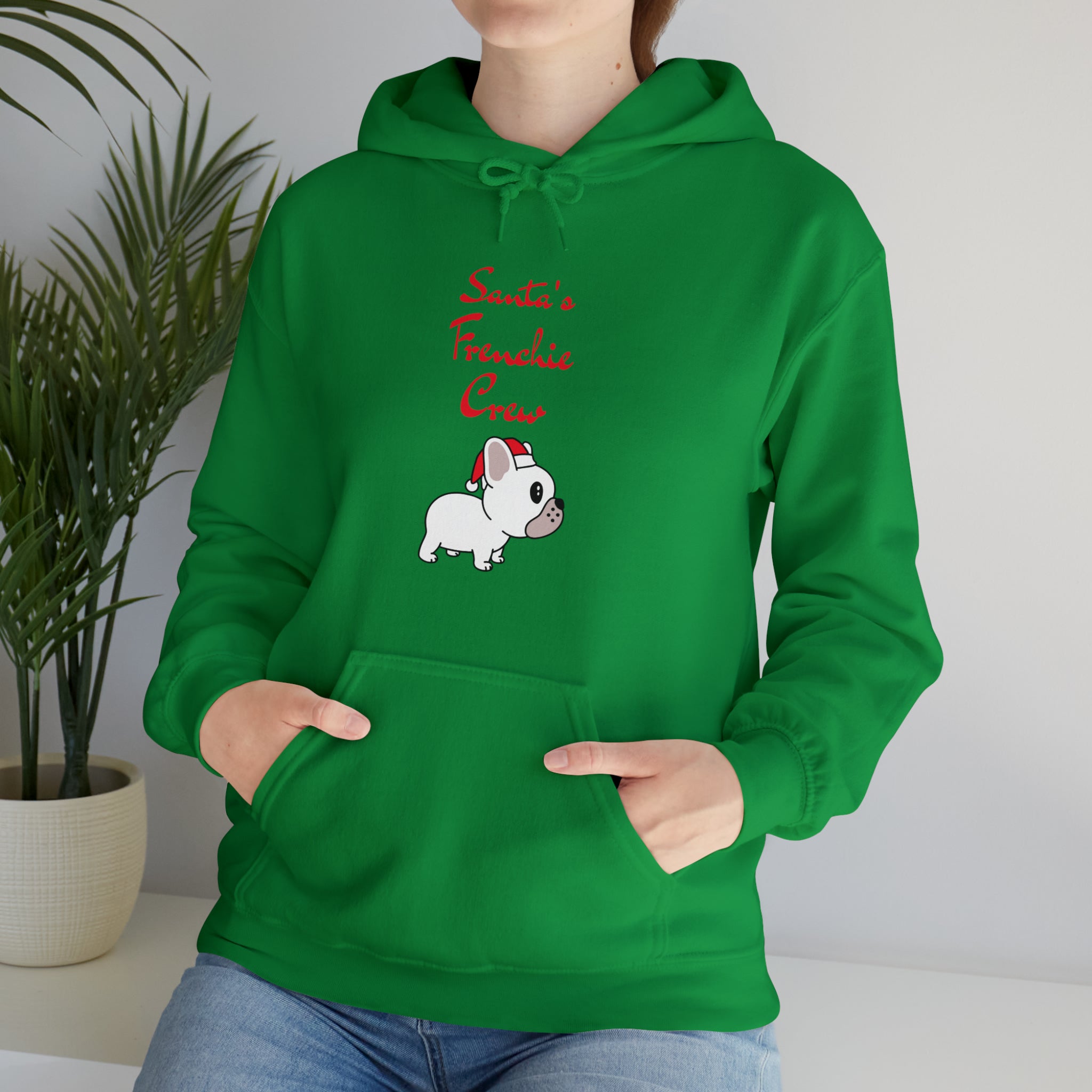 Frenchie Crew Unisex Hoodie for Travel Comfort and Safety-fadou
