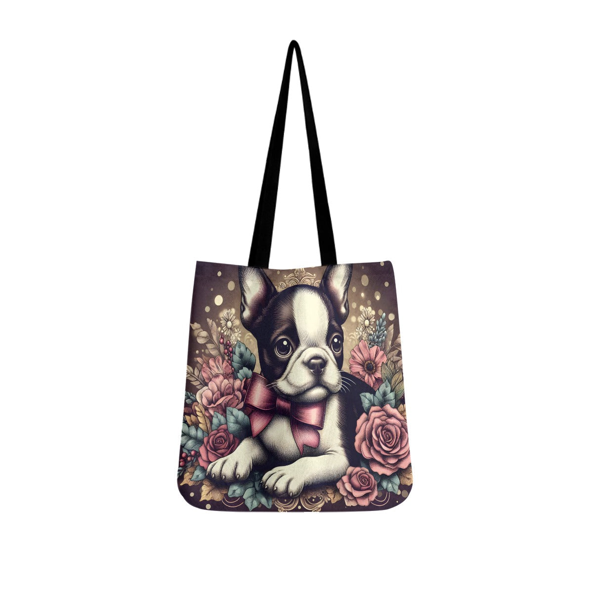 Meeko French Bulldog Shoulder Handbag for Frenchie Fans-fadou