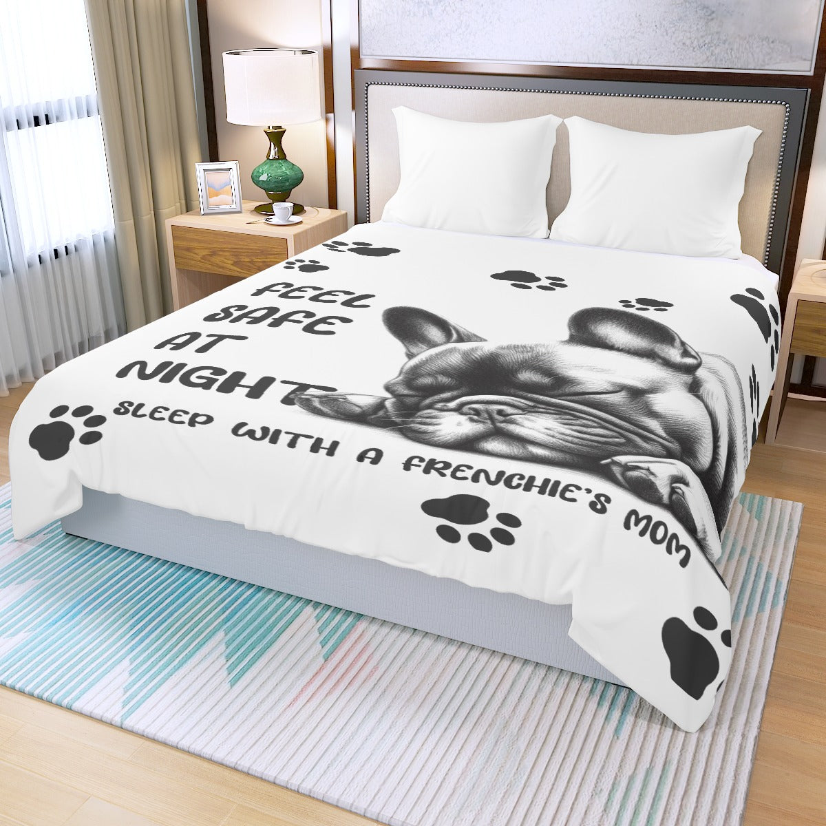 Ollie Frenchie Bedding Collection for Frenchie Enthusiasts-fadou