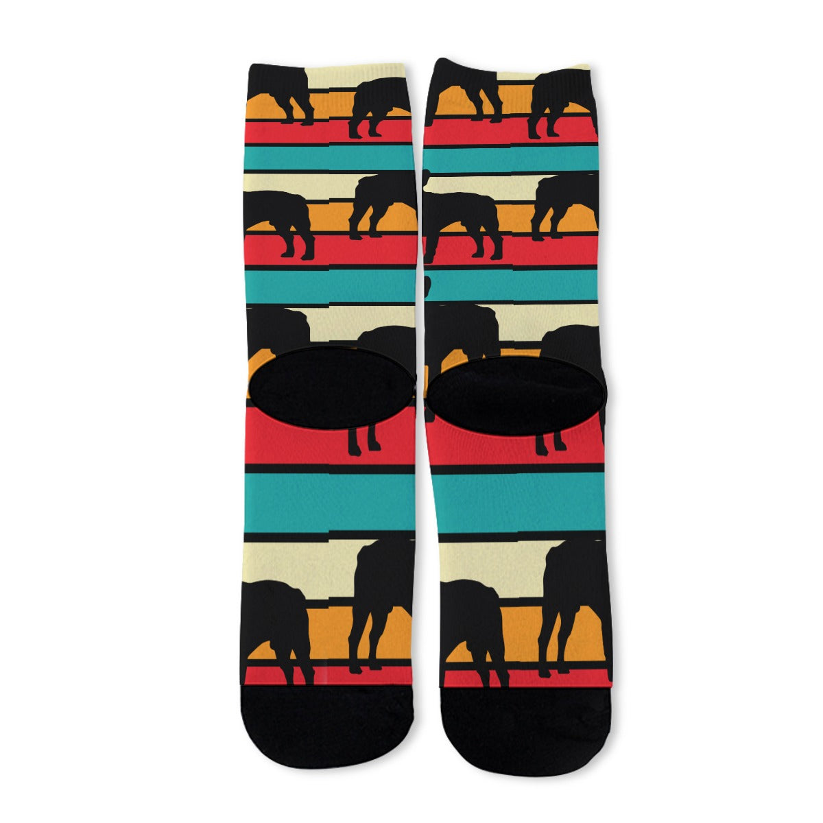 Chloe French Bulldog Patterned Socks for Bulldog Owners-fadou