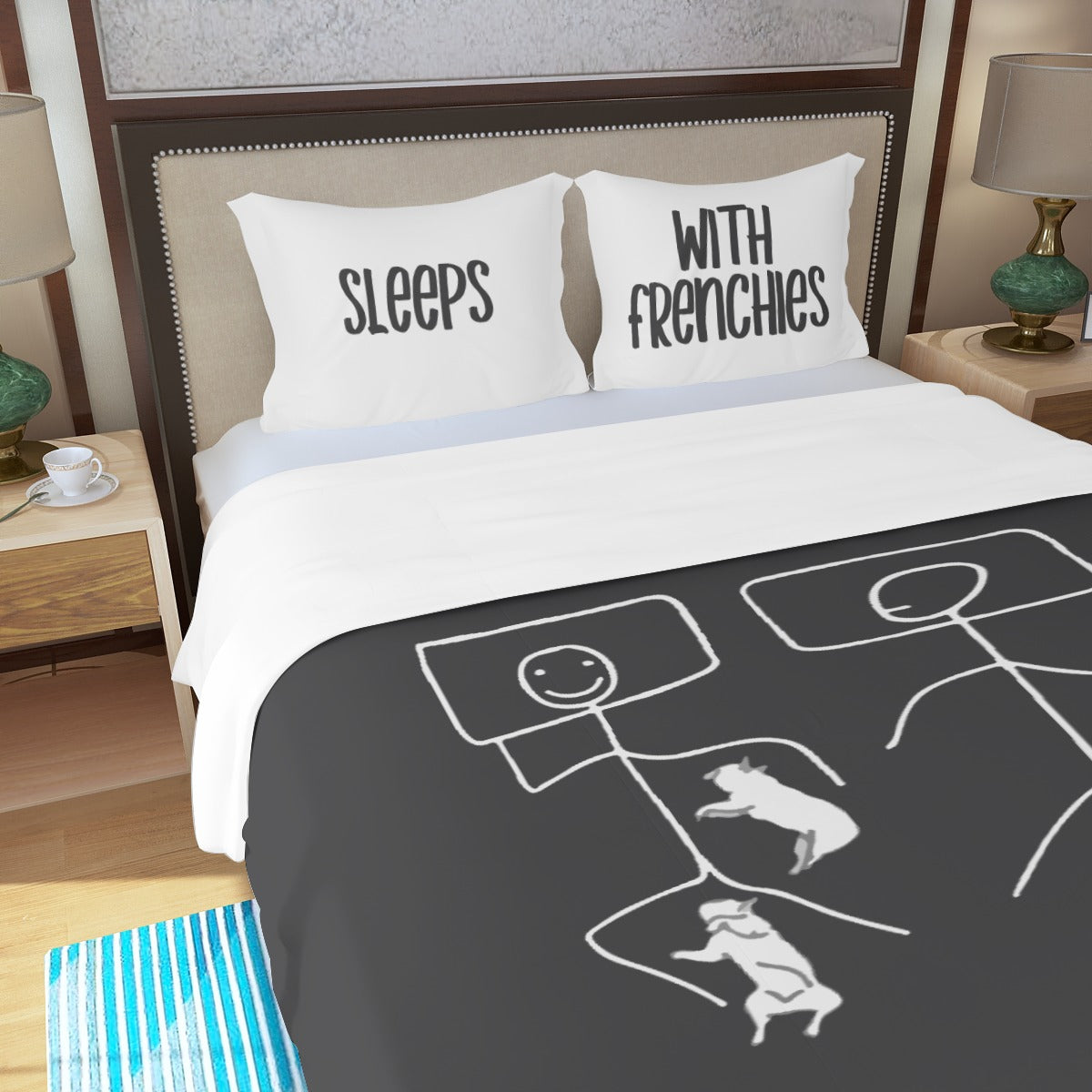 Kobe French Bulldog Bedding Collection for Frenchie Enthusiasts-fadou