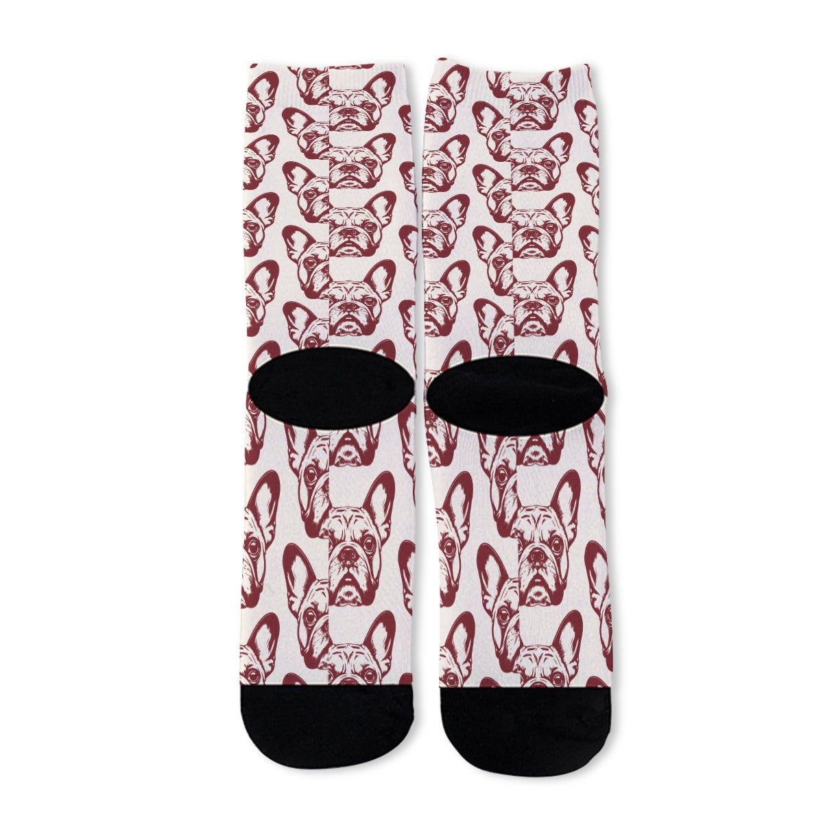 Louis French Bulldog Ankle Socks for Frenchie Enthusiasts-fadou