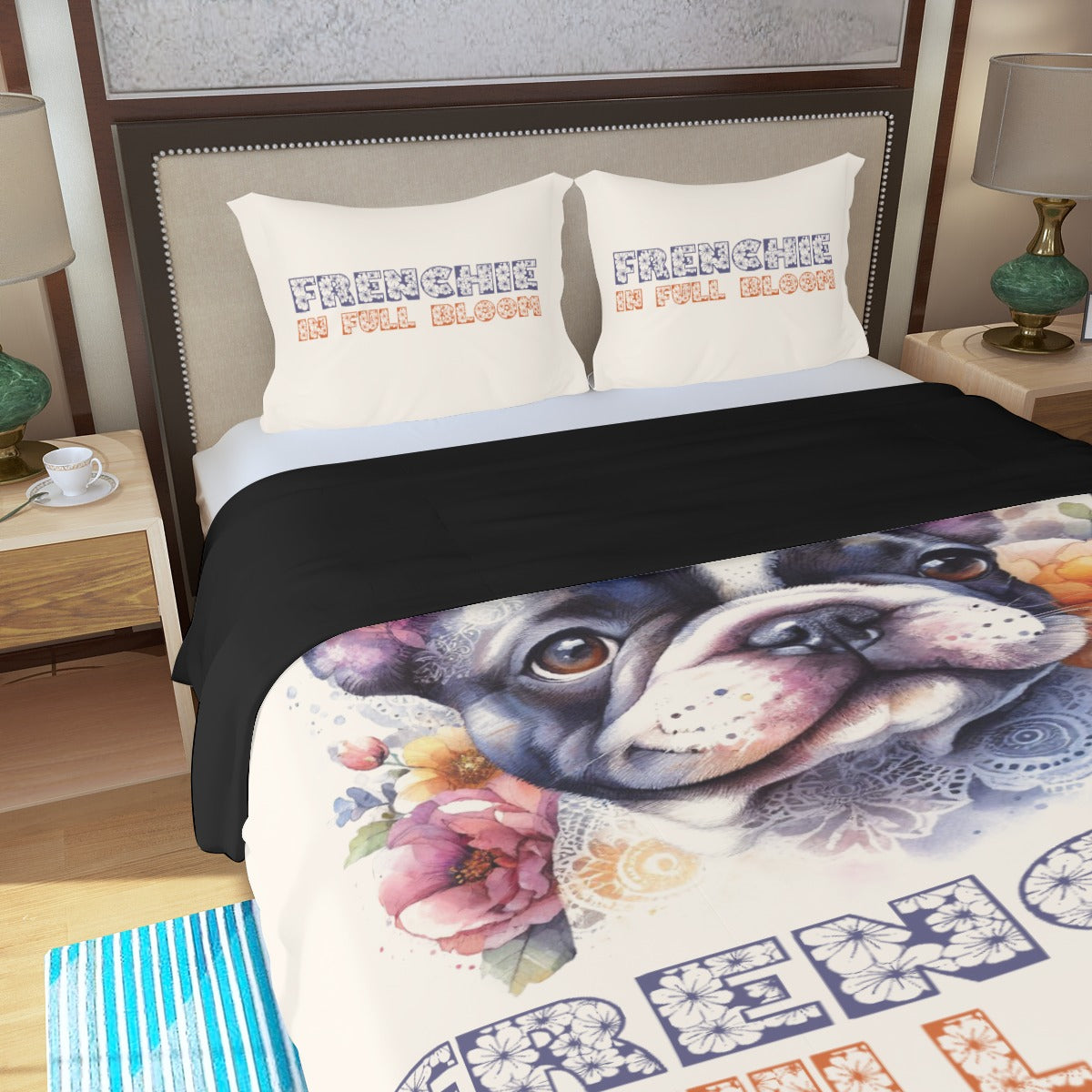 Ruby French Bulldog Bedding Collection for Bulldog Owners-fadou