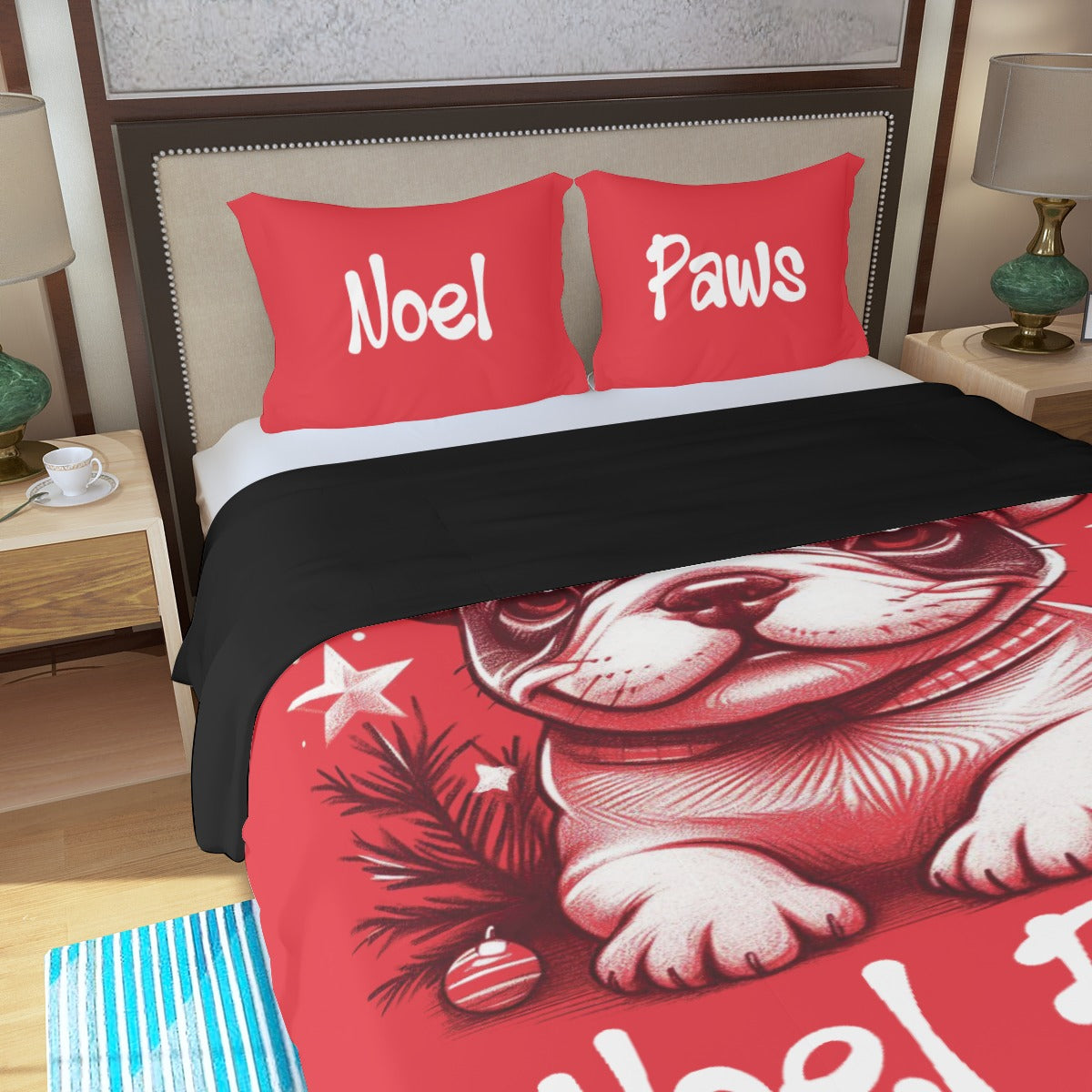 Jaq French Bulldog Bed Linen Set for Frenchie Enthusiasts-fadou