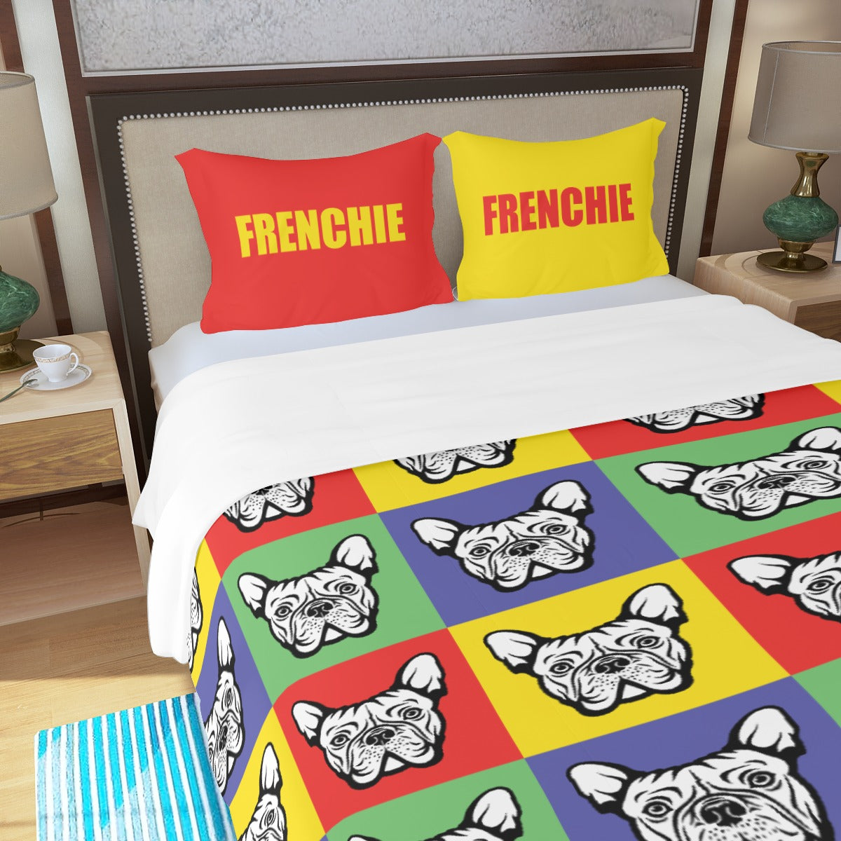 Gus French Bulldog Bedding Collection for Dog Moms & Dads-fadou