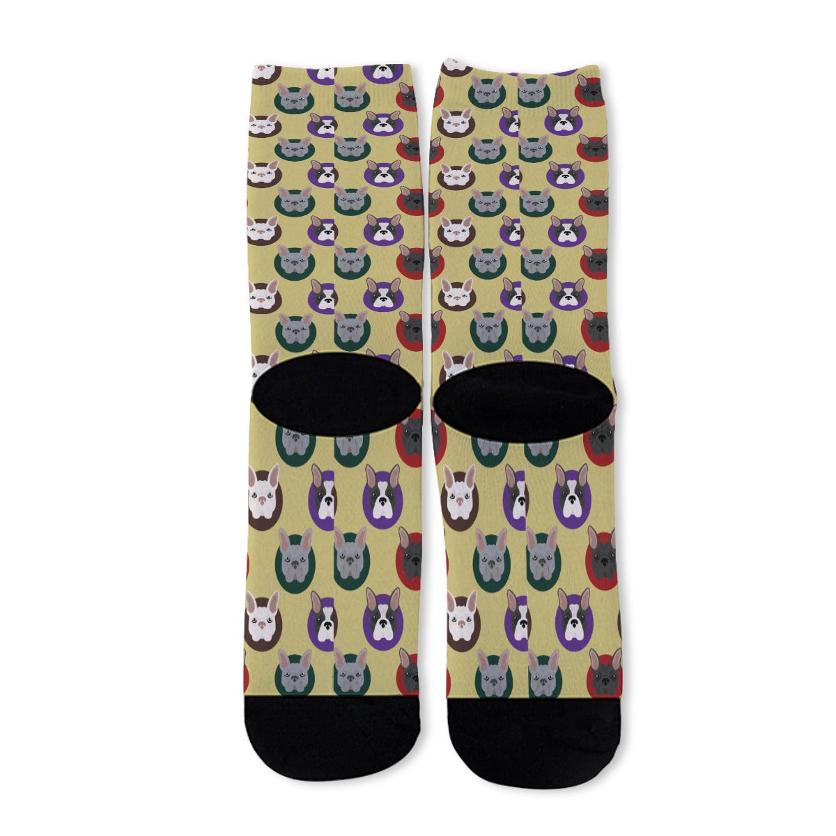 Gucci French Bulldog Patterned Socks for Bulldog Owners-fadou