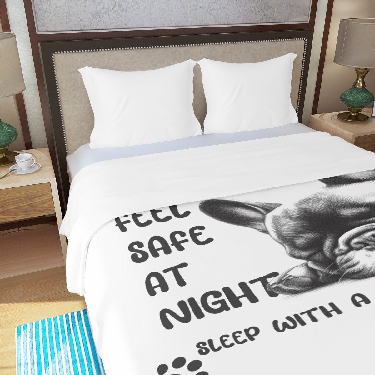 Ollie Frenchie Bedding Collection for Frenchie Enthusiasts-fadou