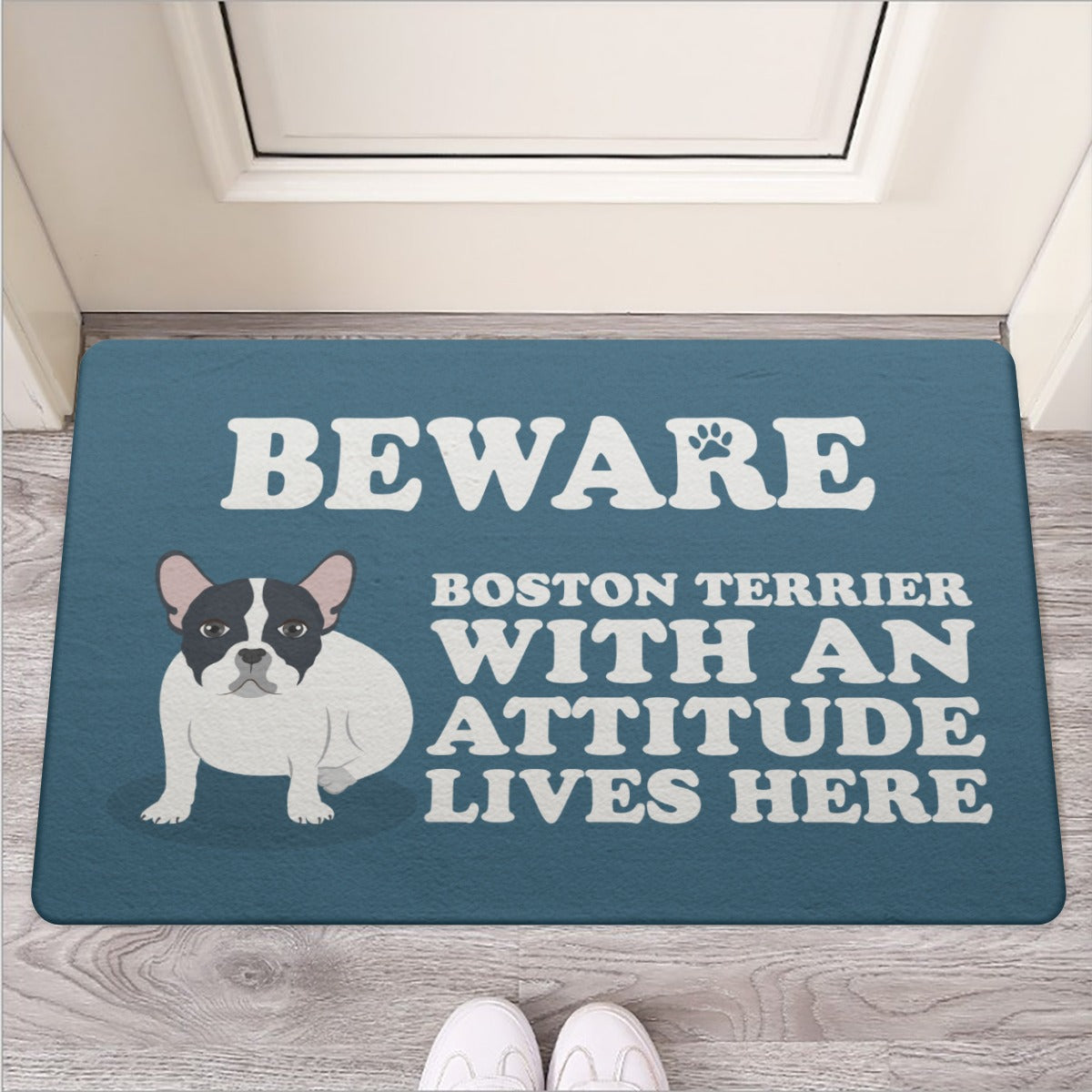 Lily - Door Mat for Boston Terrier Lovers for Frenchie Enthusiasts-fadou