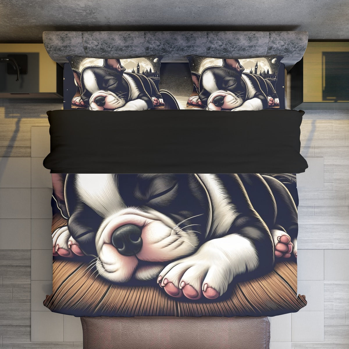 Ivy French Bulldog Bedding Collection for Dog Park Days-fadou