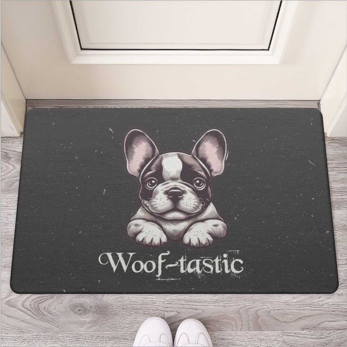 French Bulldog Welcome Doormat for Frenchie Enthusiasts-fadou