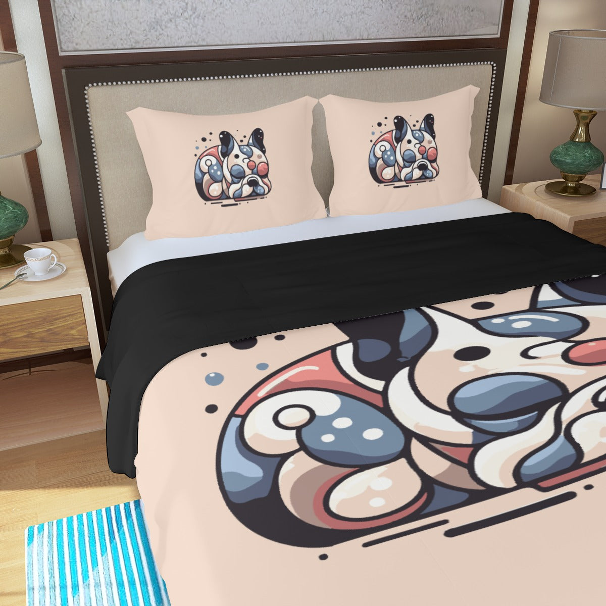 Claud French Bulldog Bedding Collection for Frenchie Fans-fadou