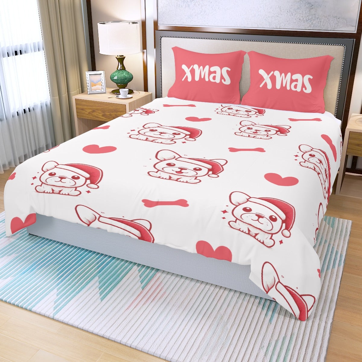 Davet French Bulldog Bedding Collection for Dog Park Days-fadou