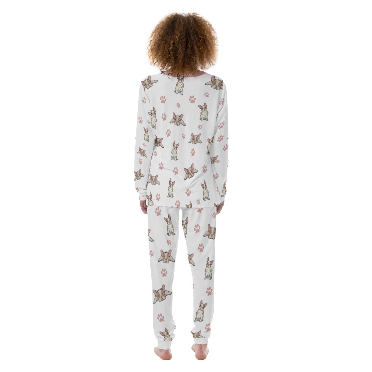 Skye French Bulldog Cotton Pajamas for Frenchie Enthusiasts-fadou