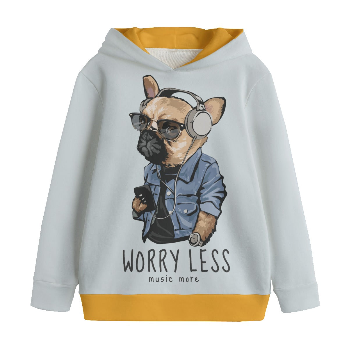 Harper Frenchie Dog Mom Hoodie for Frenchie Enthusiasts-fadou