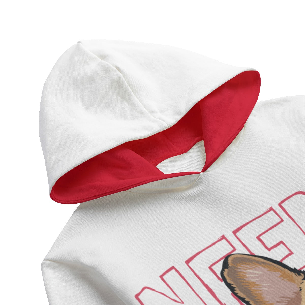 Luna French Bulldog Fleece Hoodie for Frenchie Enthusiasts-fadou