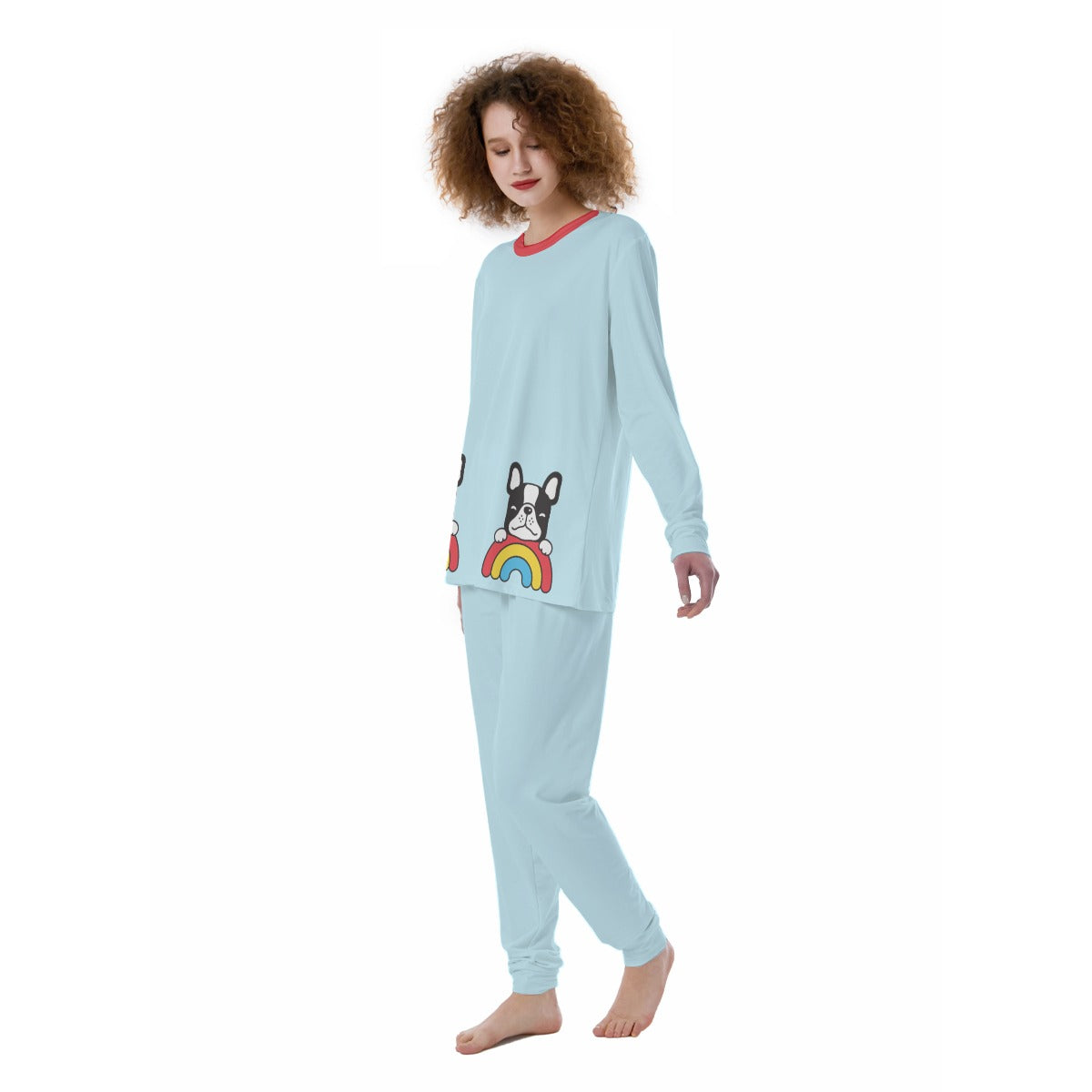 Xena French Bulldog Sleepwear Pajamas for Frenchie Fans-fadou