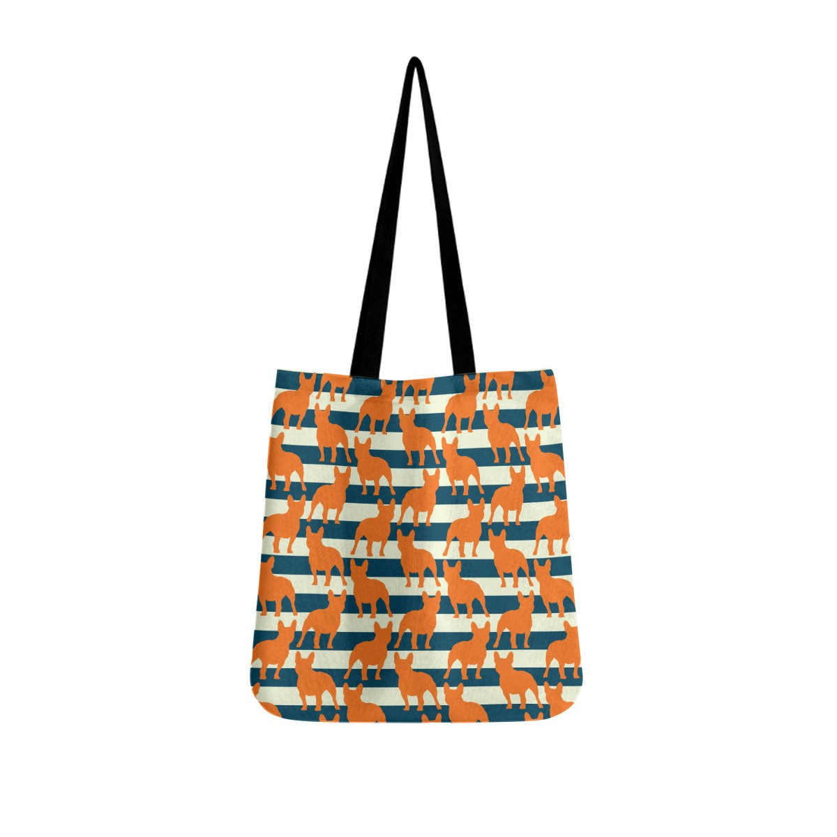 Minnie Frenchie Canvas Carryall for Frenchie Enthusiasts-fadou