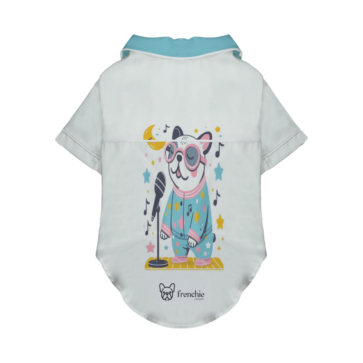 Harley French Bulldog Night Outfit for Outdoor Adventures-fadou