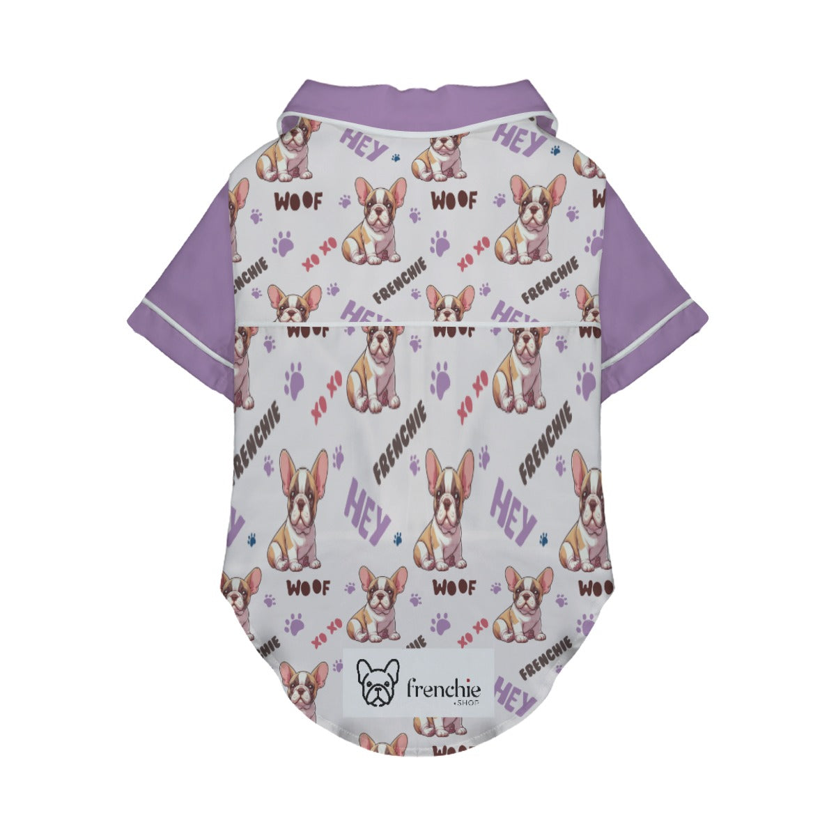 Gnocchi French Bulldog Pet Sleepwear for Flat-Face Breeds-fadou